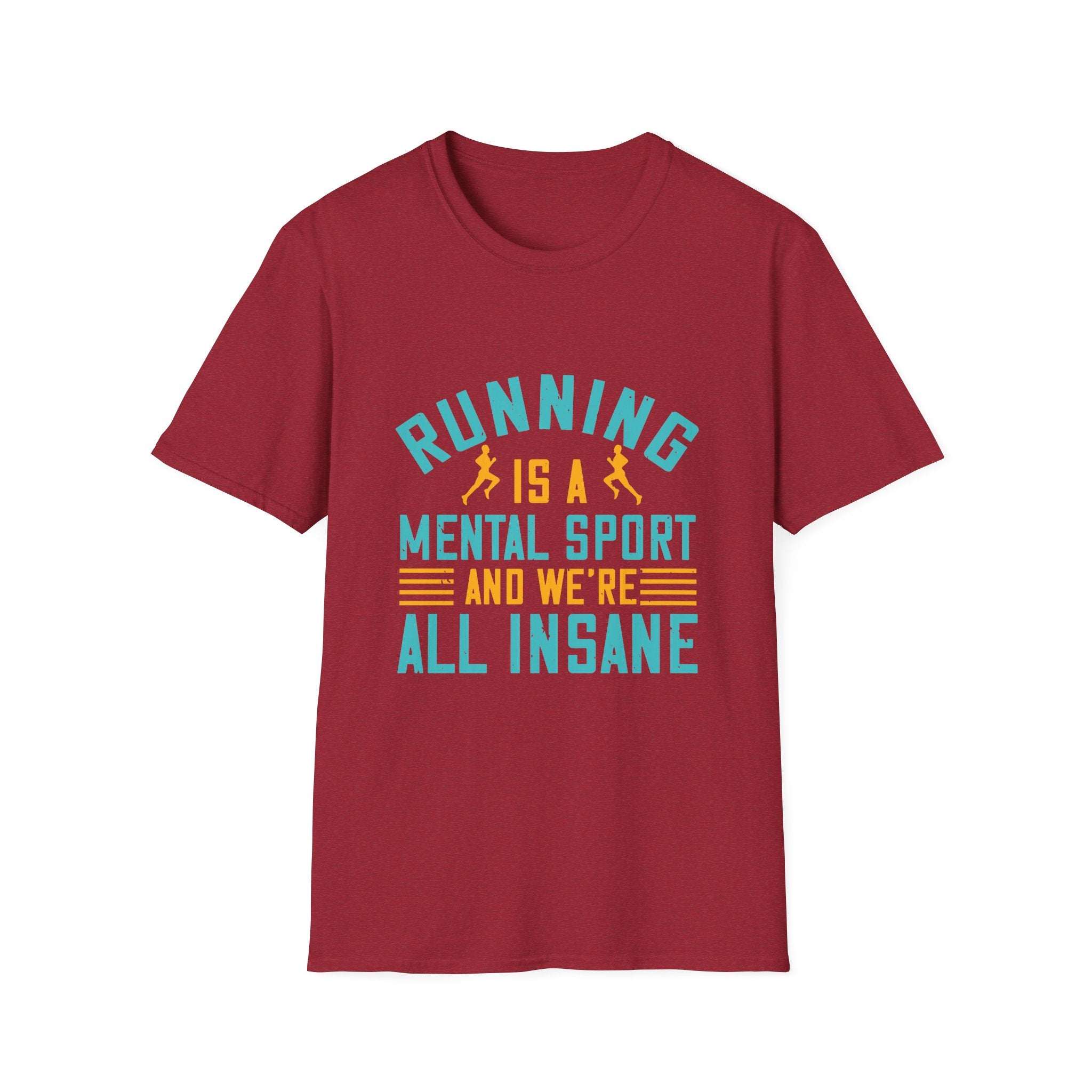 Running Insanity Unisex T-Shirt | Gift for Runners, Fitness Humor Tee