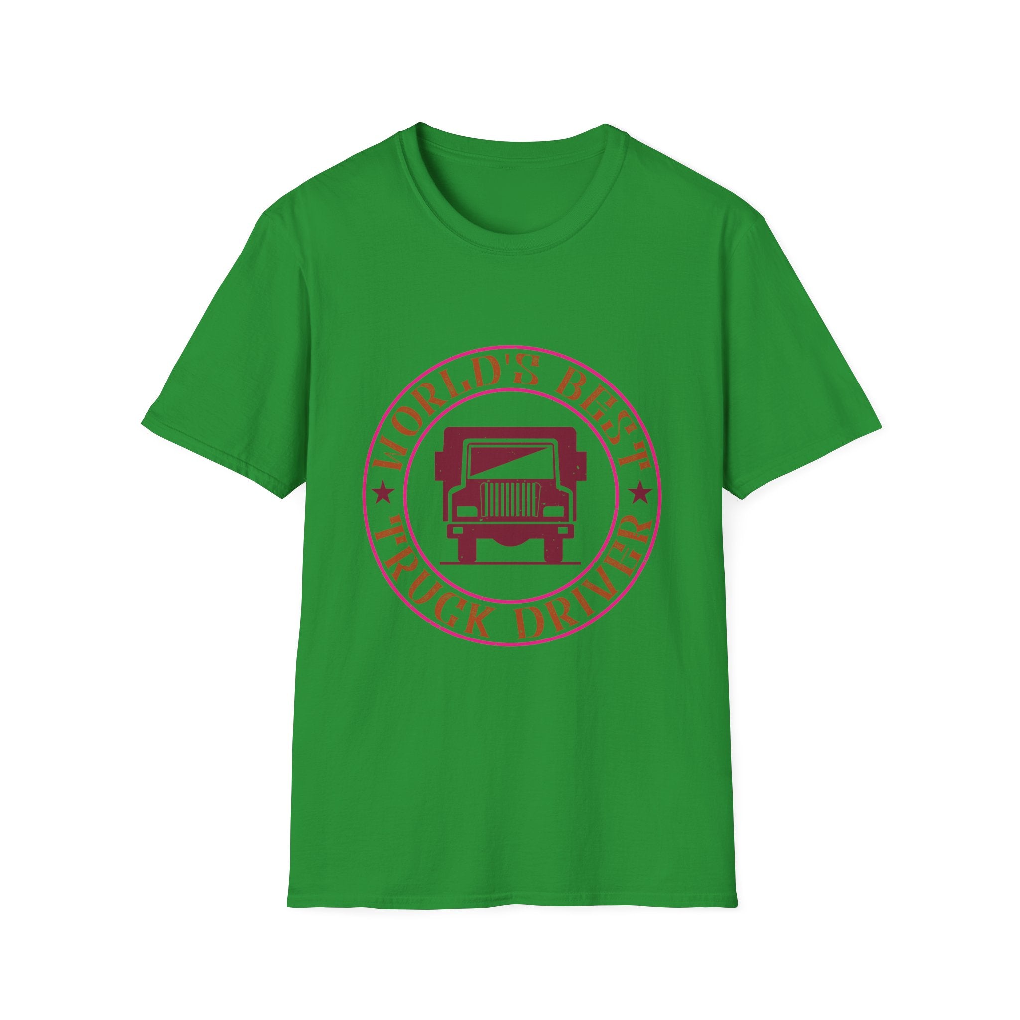 World's Best Truck Driver Unisex Softstyle T-Shirt | Gift for Dad