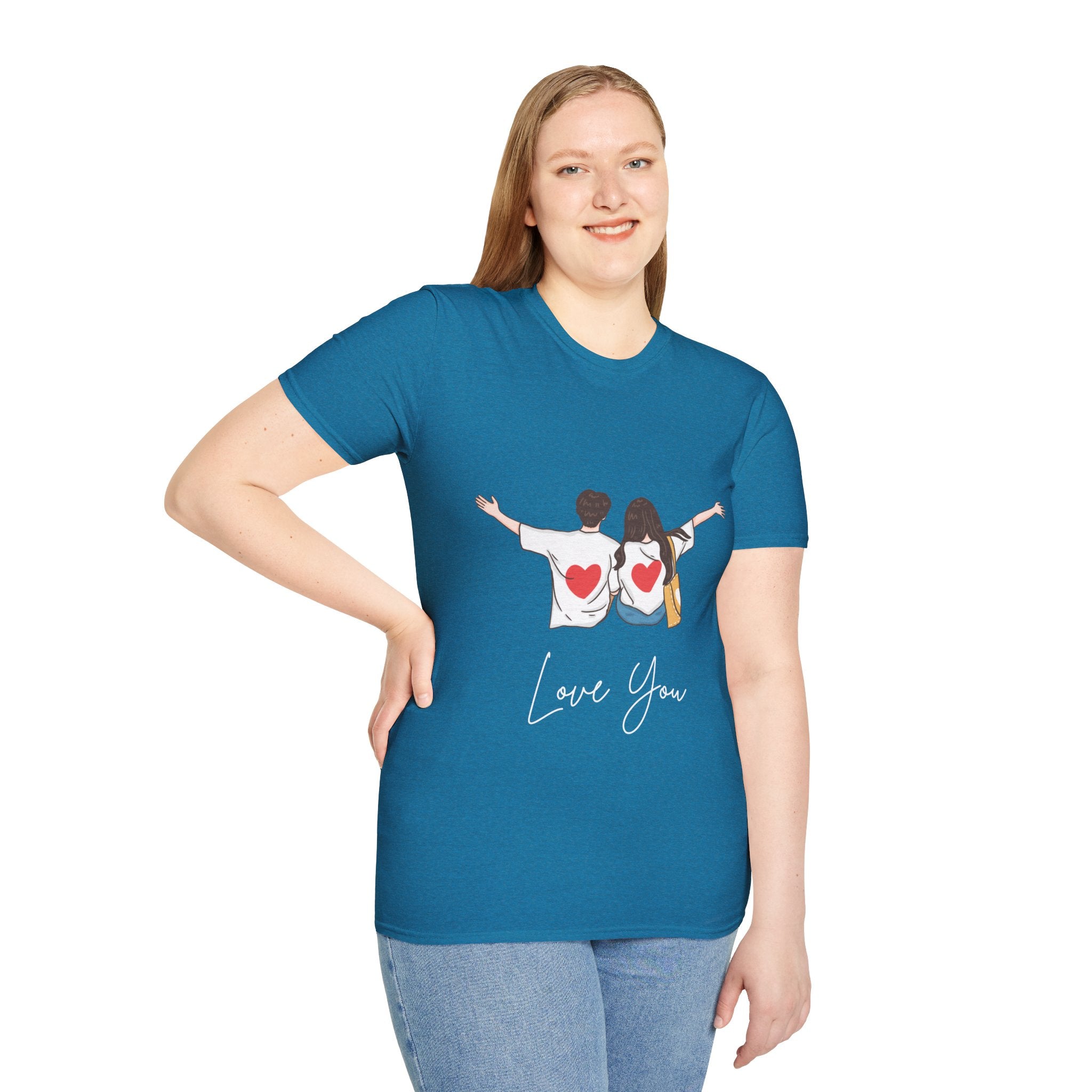 Love You Couple T-Shirt, Romantic Gift, Valentine’s Day Tee