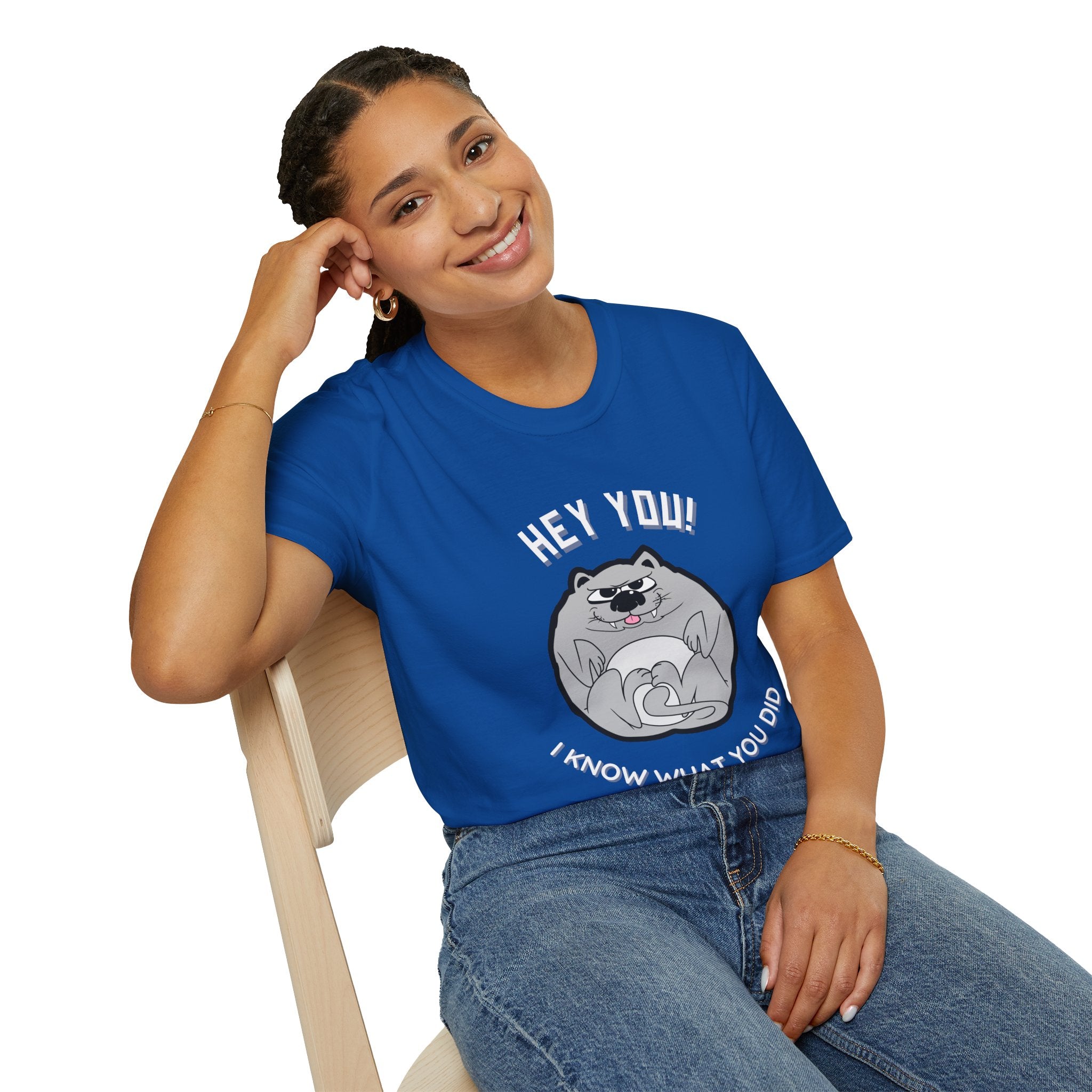 Funny Cat Graphic T-Shirt, Cute Pet Lover Gift