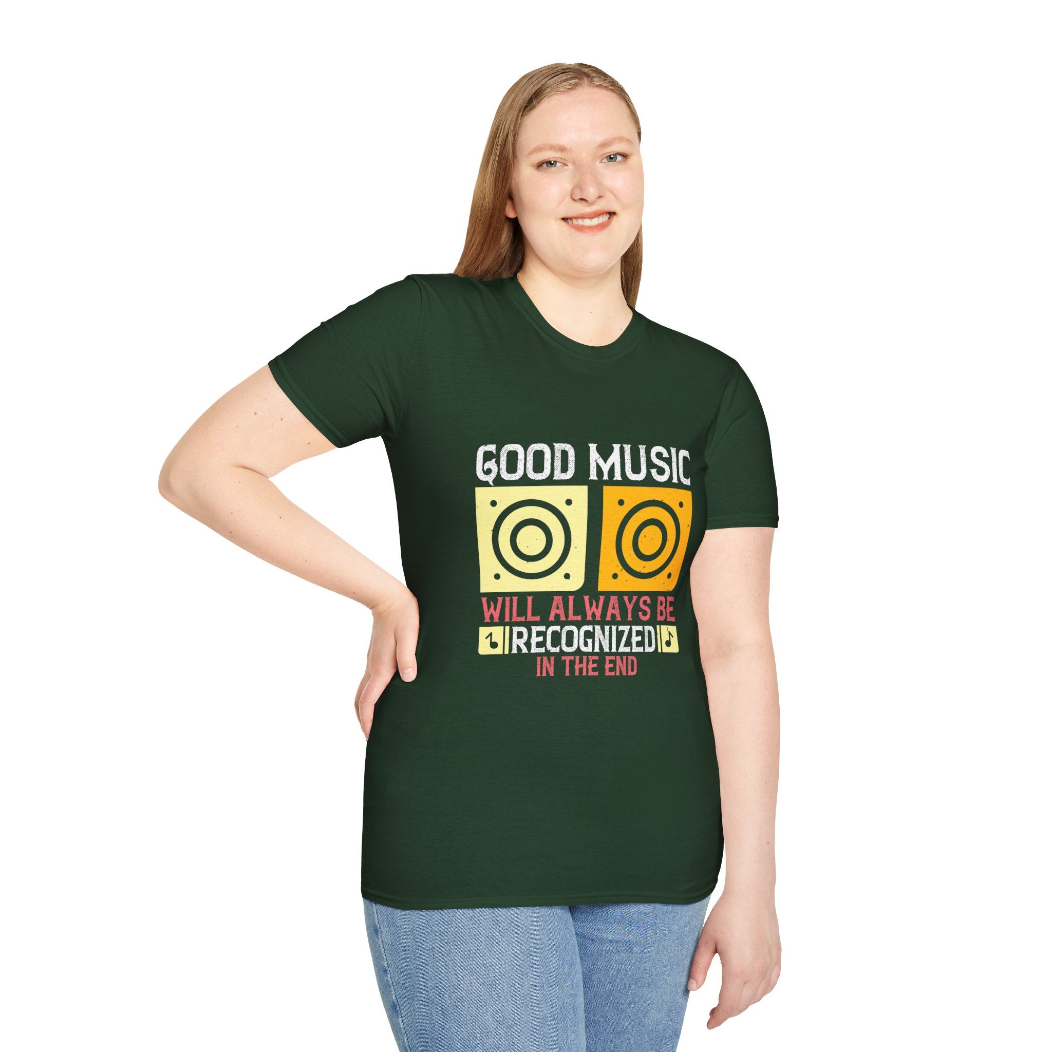 Good Music Unisex Softstyle T-Shirt | Retro Music Lover Tee