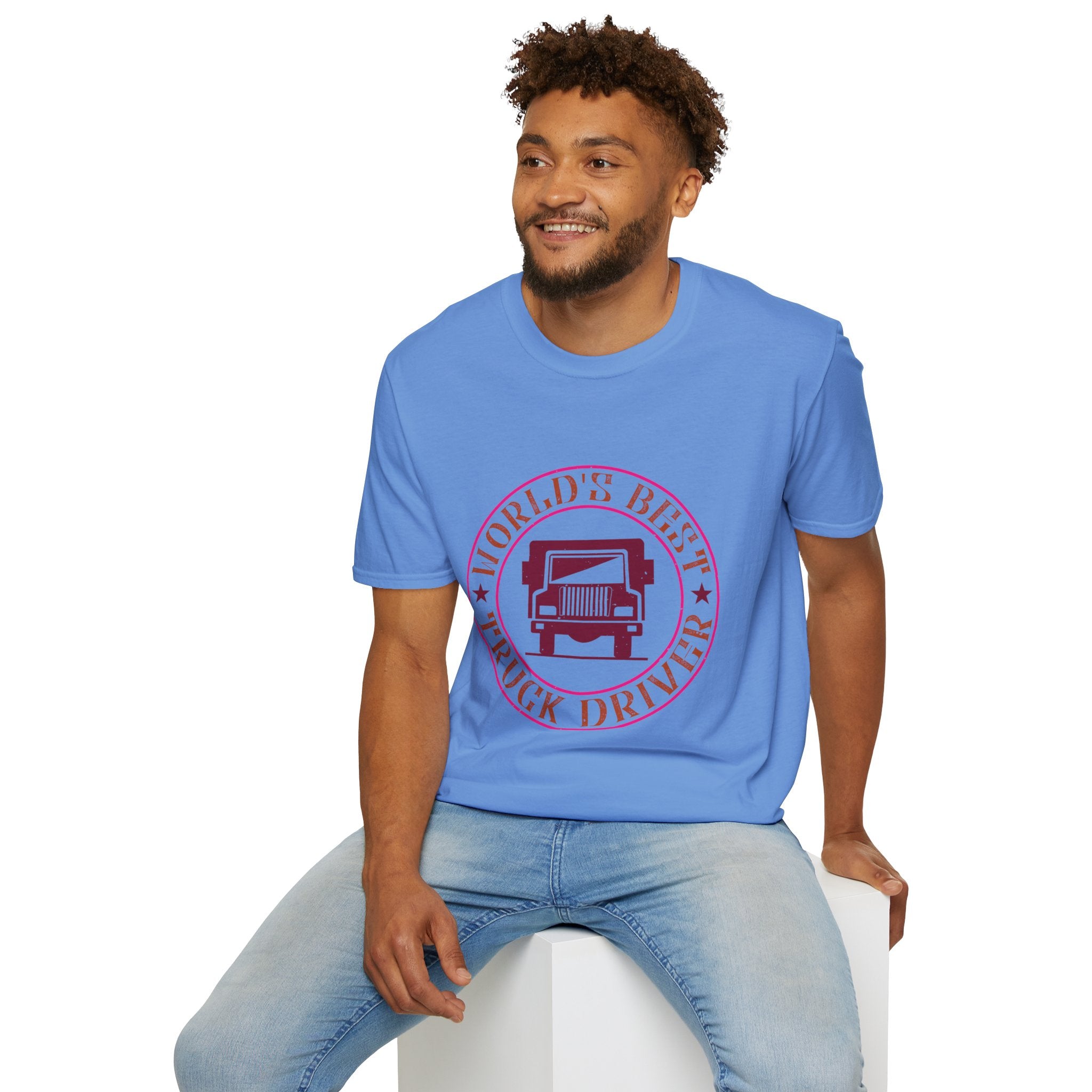 World's Best Truck Driver Unisex Softstyle T-Shirt | Gift for Dad