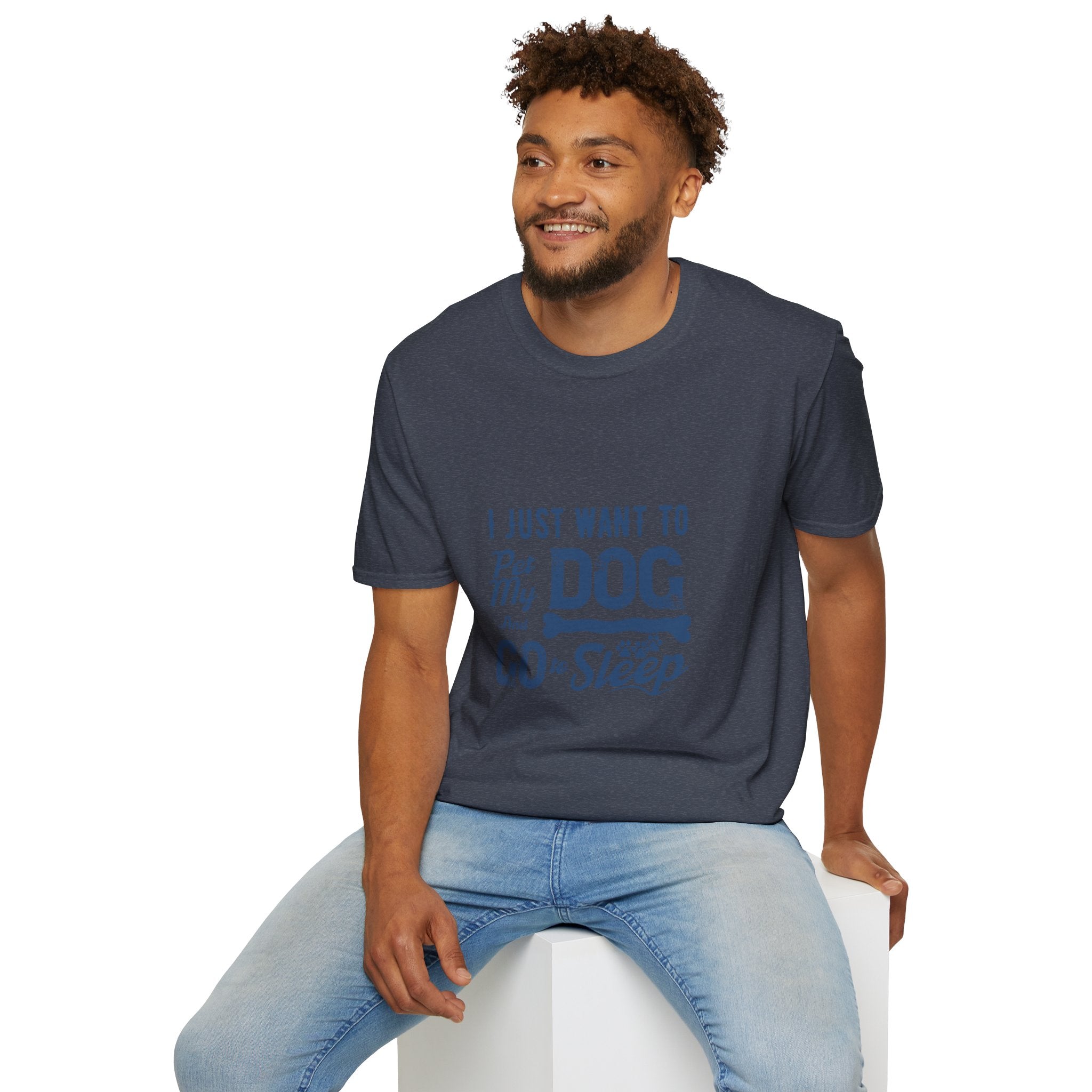 Funny Dog Lover Unisex T-Shirt, Pet Lover Gift, Cute Dog T-Shirt, Dog Mom, Dog Dad Apparel, Animal Lover Shirt