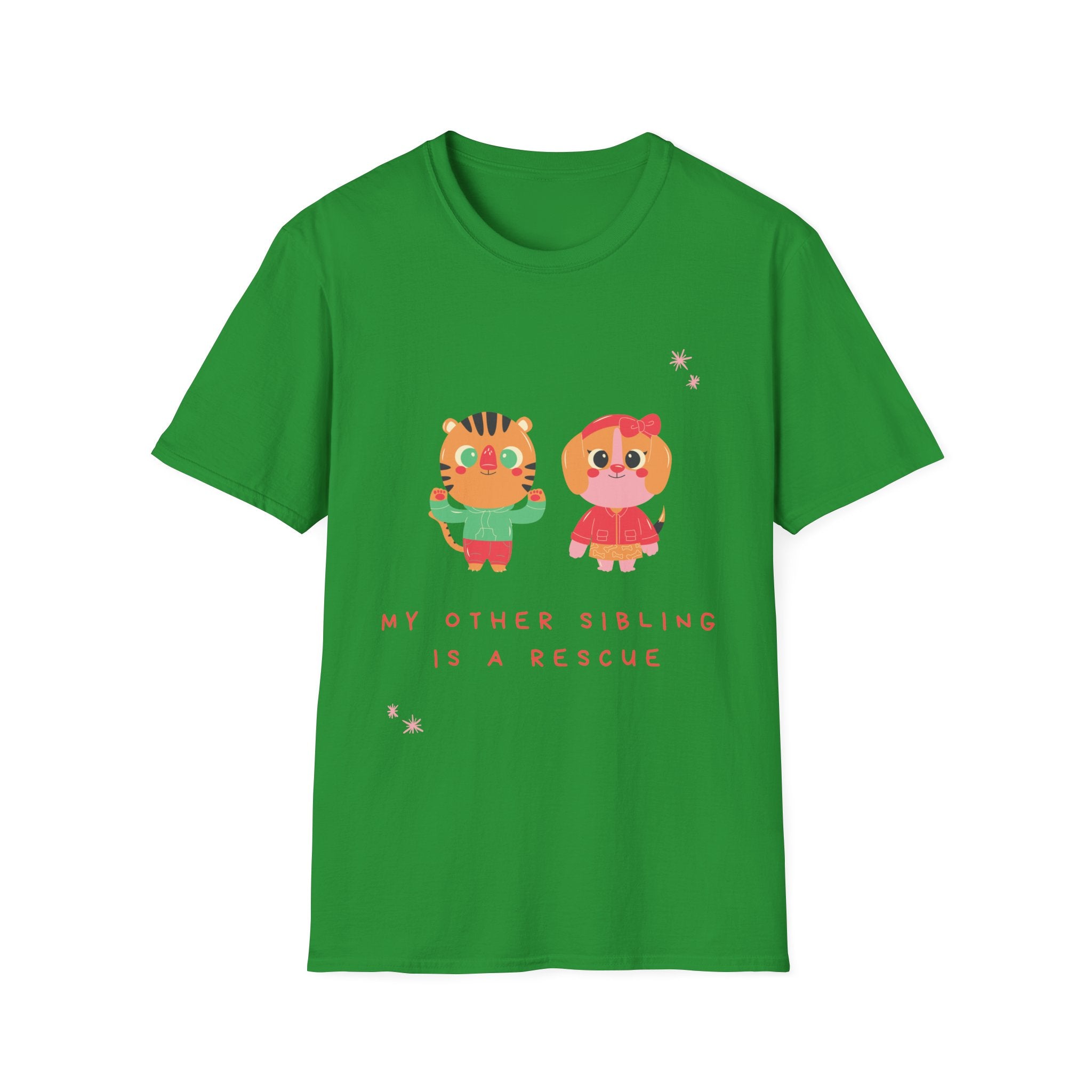Cute Sibling Rescue T-Shirt, Animal Lovers Gift, Adoption Awareness Tee