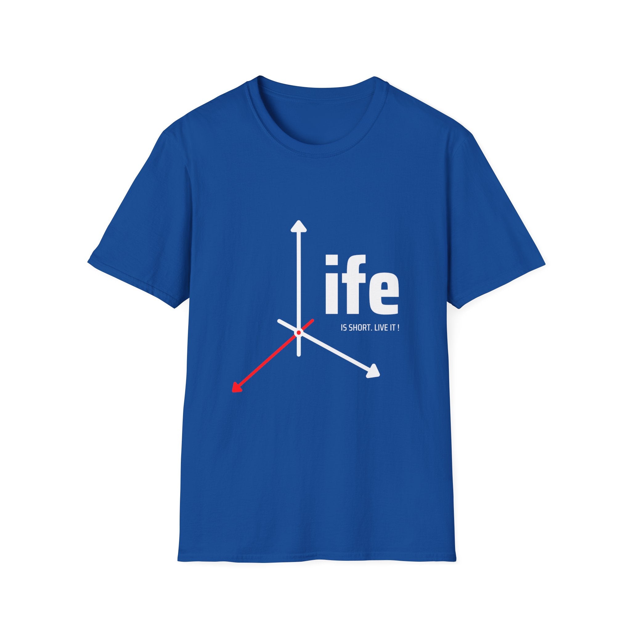 Life Direction Unisex T-Shirt, Motivational Tee, Casual Wear, Gift for Friends, Inspirational Life quote, Everyday Style