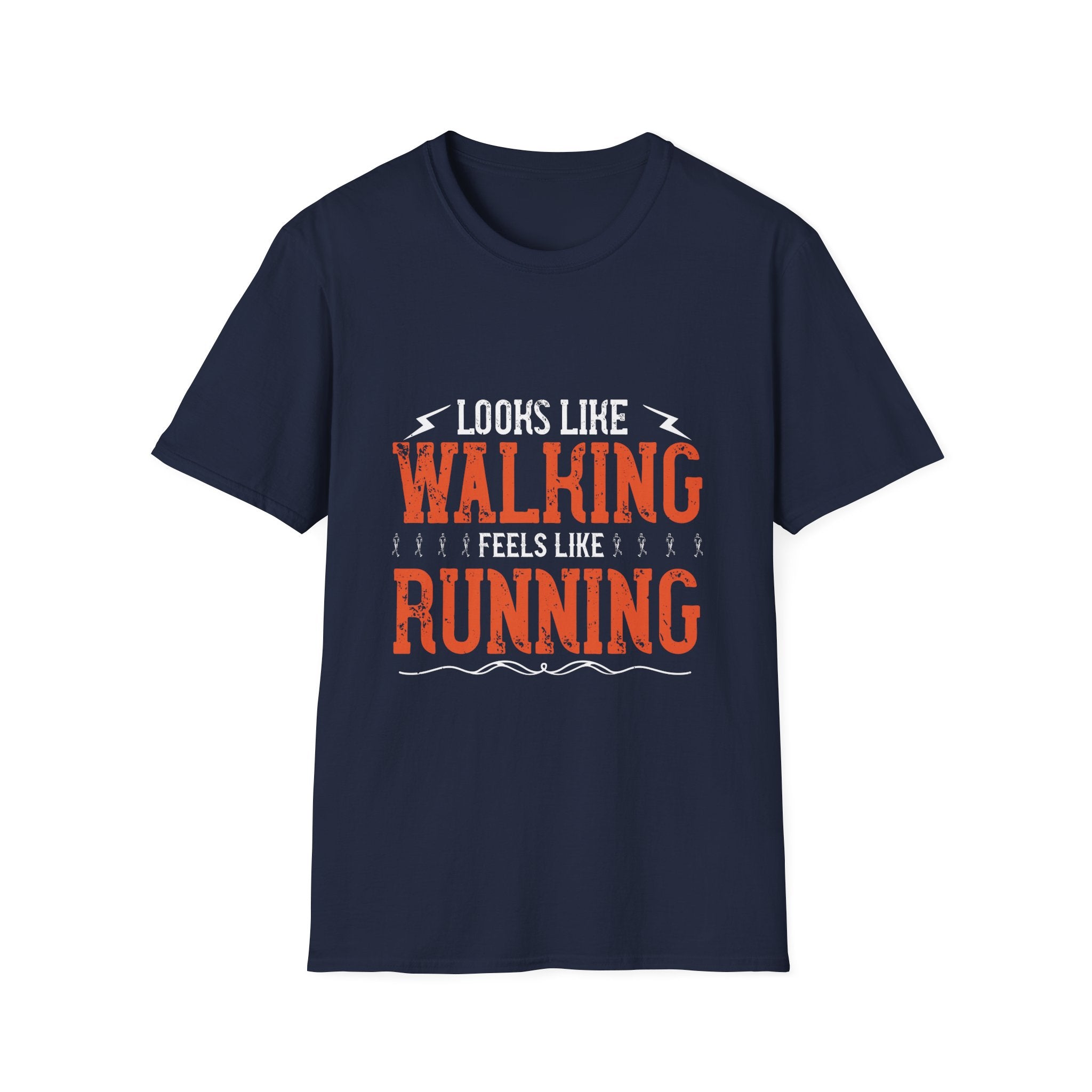 Walking Feels Like Running Unisex Softstyle T-Shirt, Running Gift