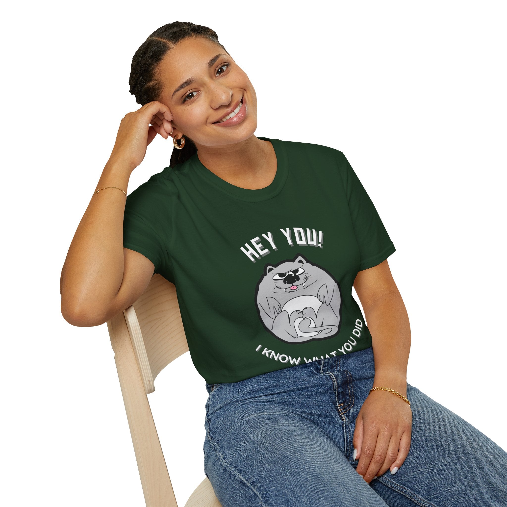 Funny Cat Graphic T-Shirt, Cute Pet Lover Gift