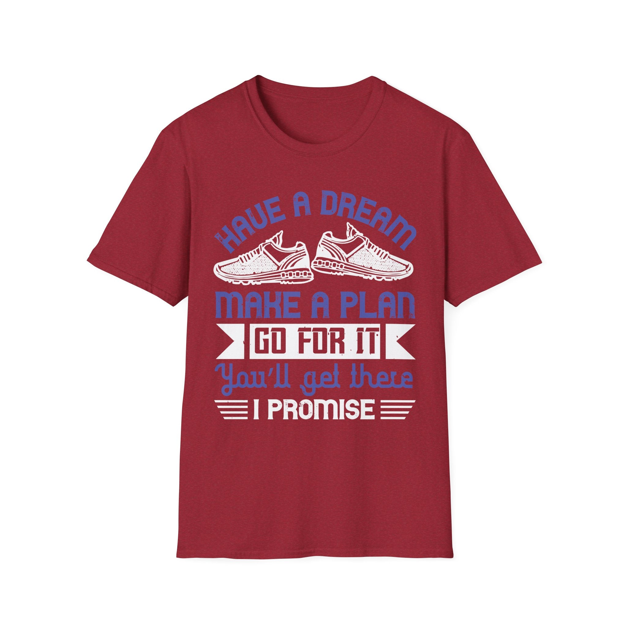 Inspirational Graphic T-Shirt with Motivational Quote, Dream Big