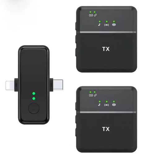 3-in-1 Wireless Lavalier Microphone Advibe Studio