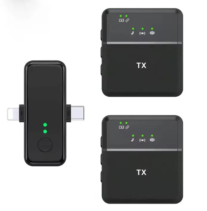 3-in-1 Wireless Lavalier Microphone Advibe Studio