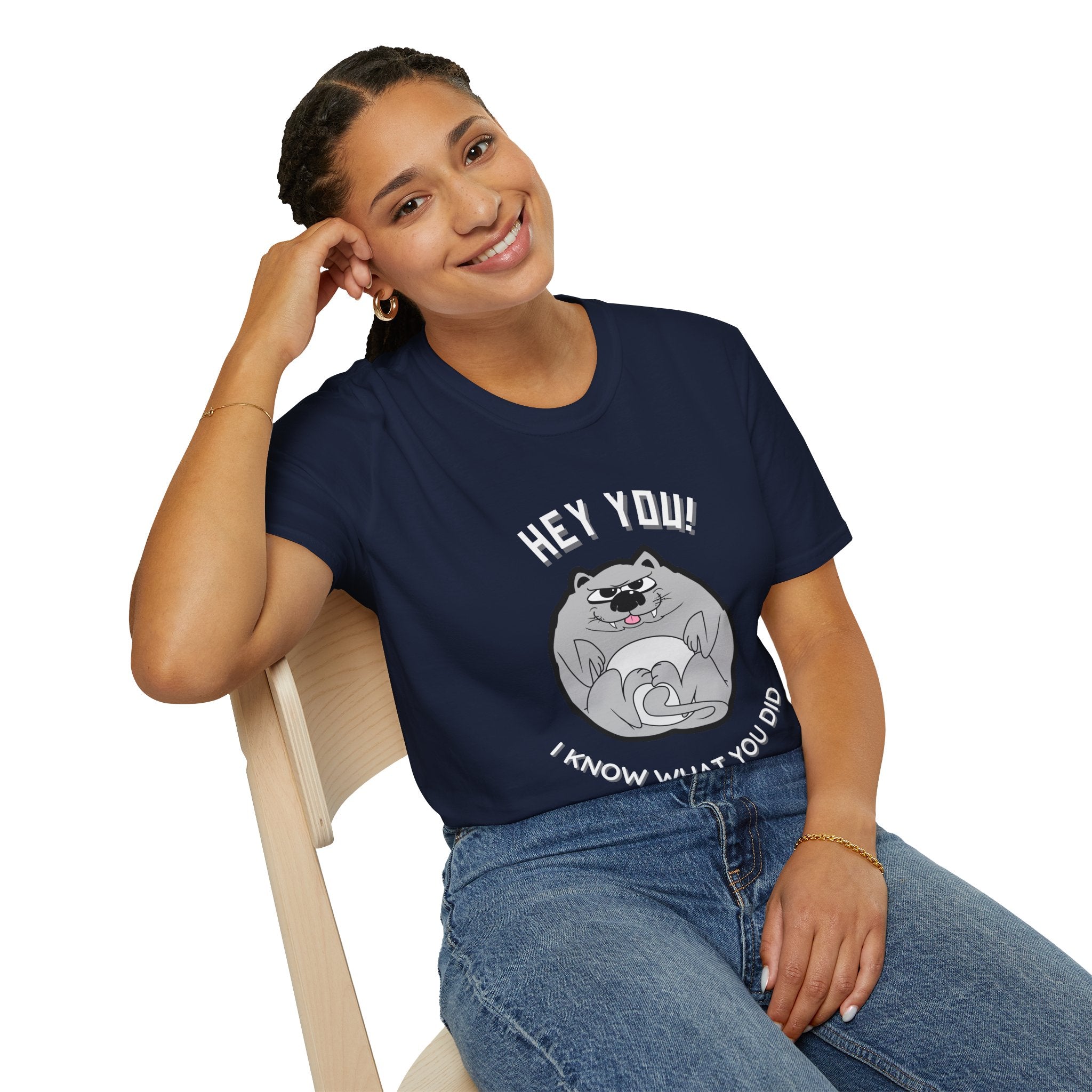 Funny Cat Graphic T-Shirt, Cute Pet Lover Gift