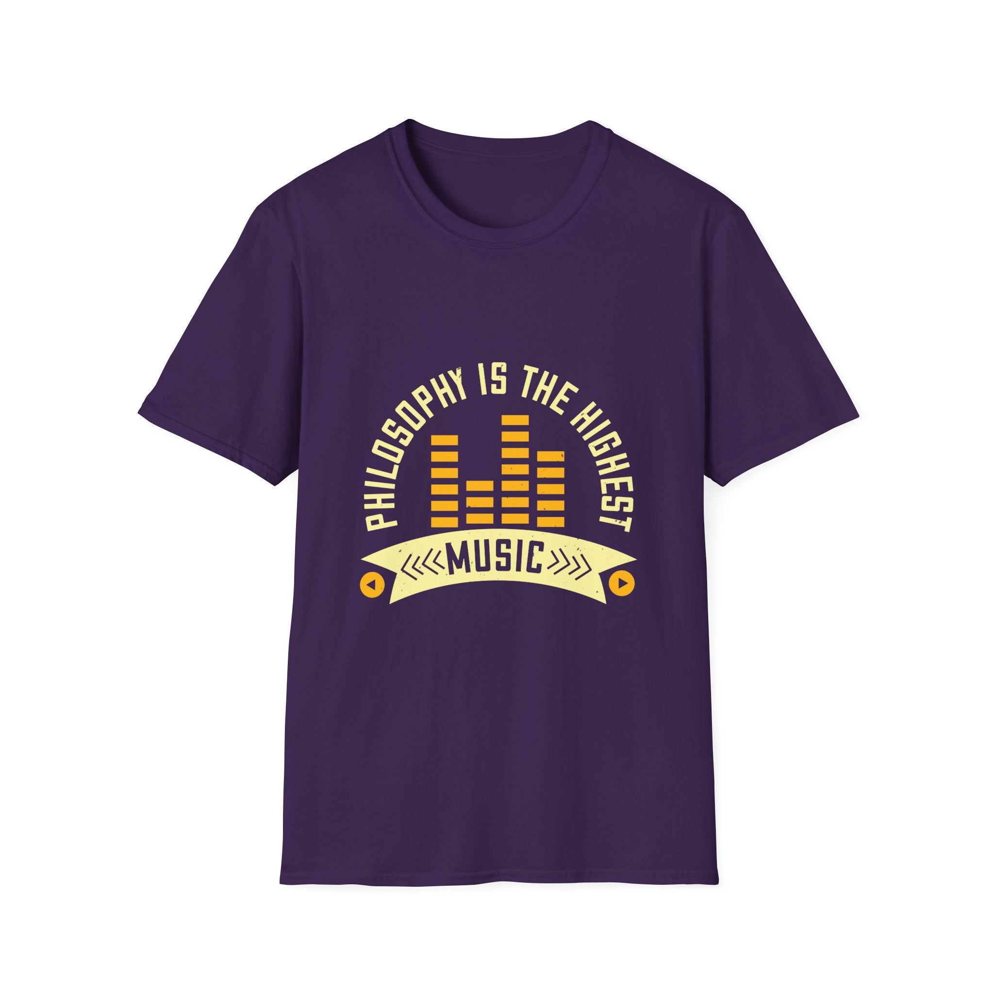 Musical Philosophy T-Shirt - Unisex Softstyle Tee, Gift for Music Lovers