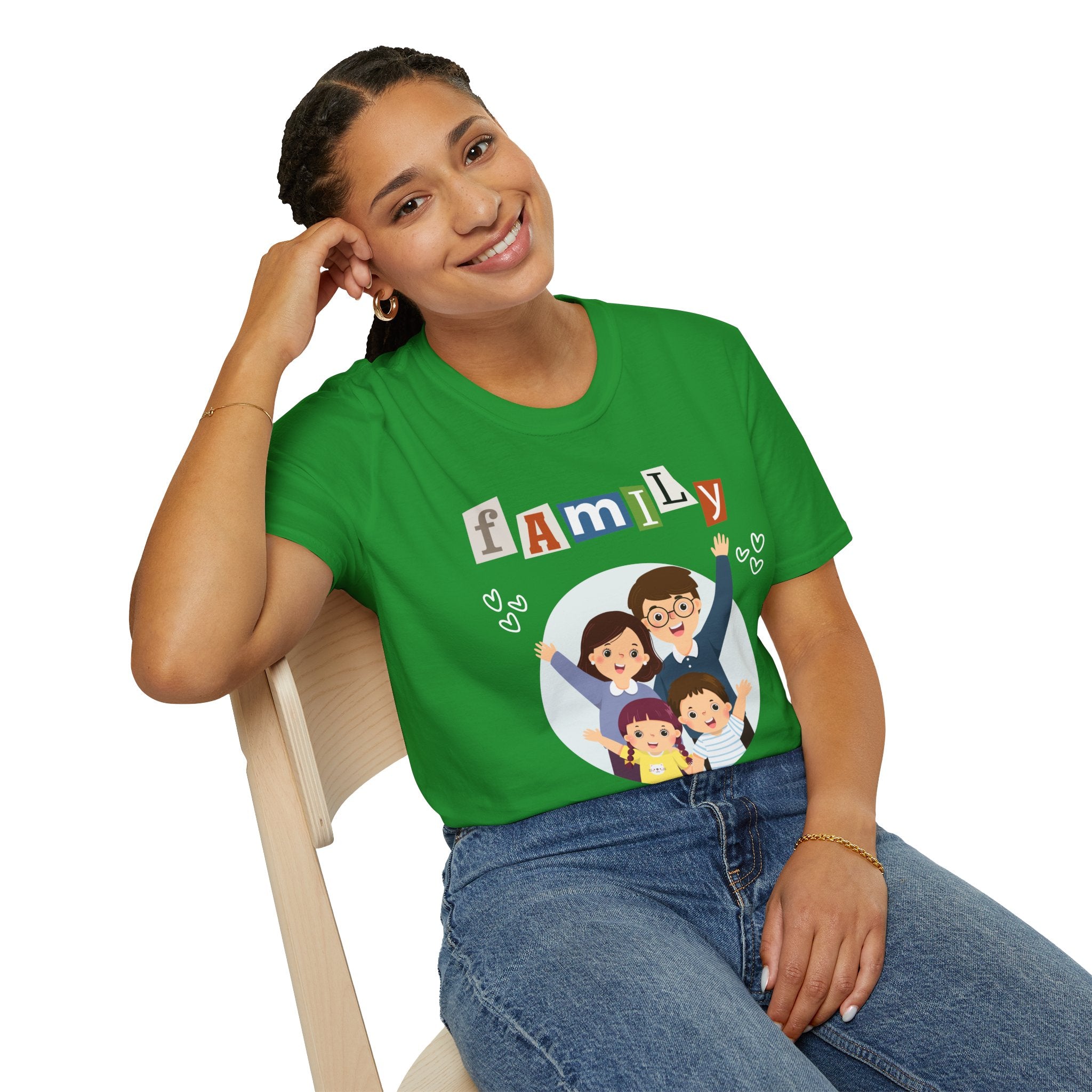 Family Love Unisex T-Shirt, Perfect Gift for Parents