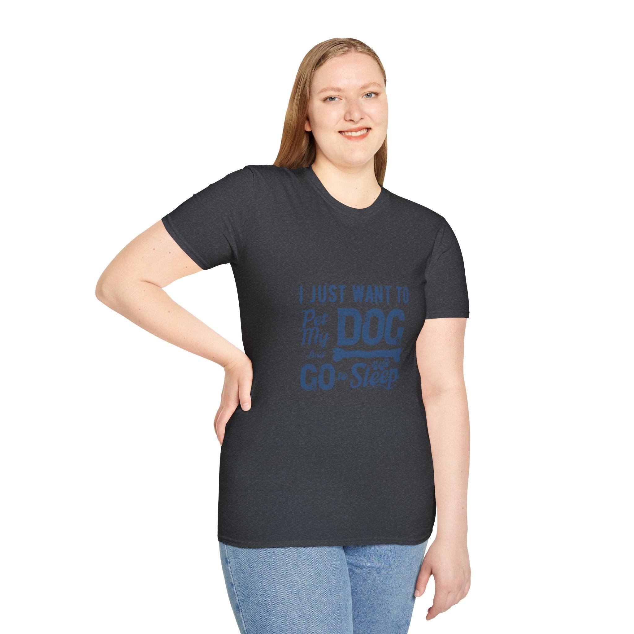 Funny Dog Lover Unisex T-Shirt, Pet Lover Gift, Cute Dog T-Shirt, Dog Mom, Dog Dad Apparel, Animal Lover Shirt