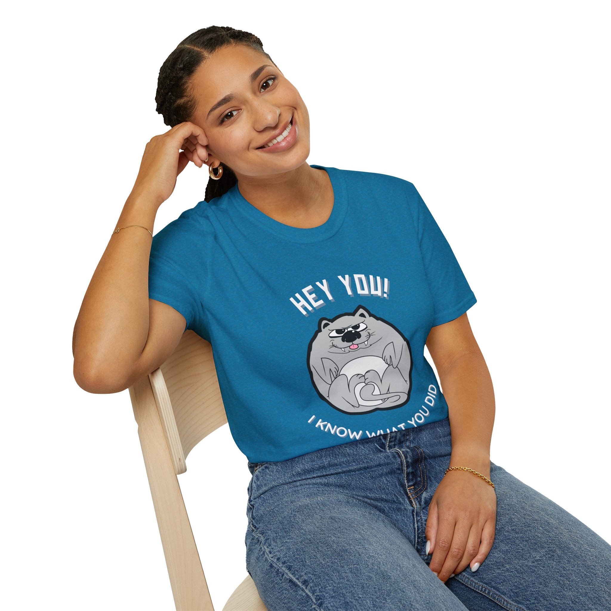 Funny Cat Graphic T-Shirt, Cute Pet Lover Gift