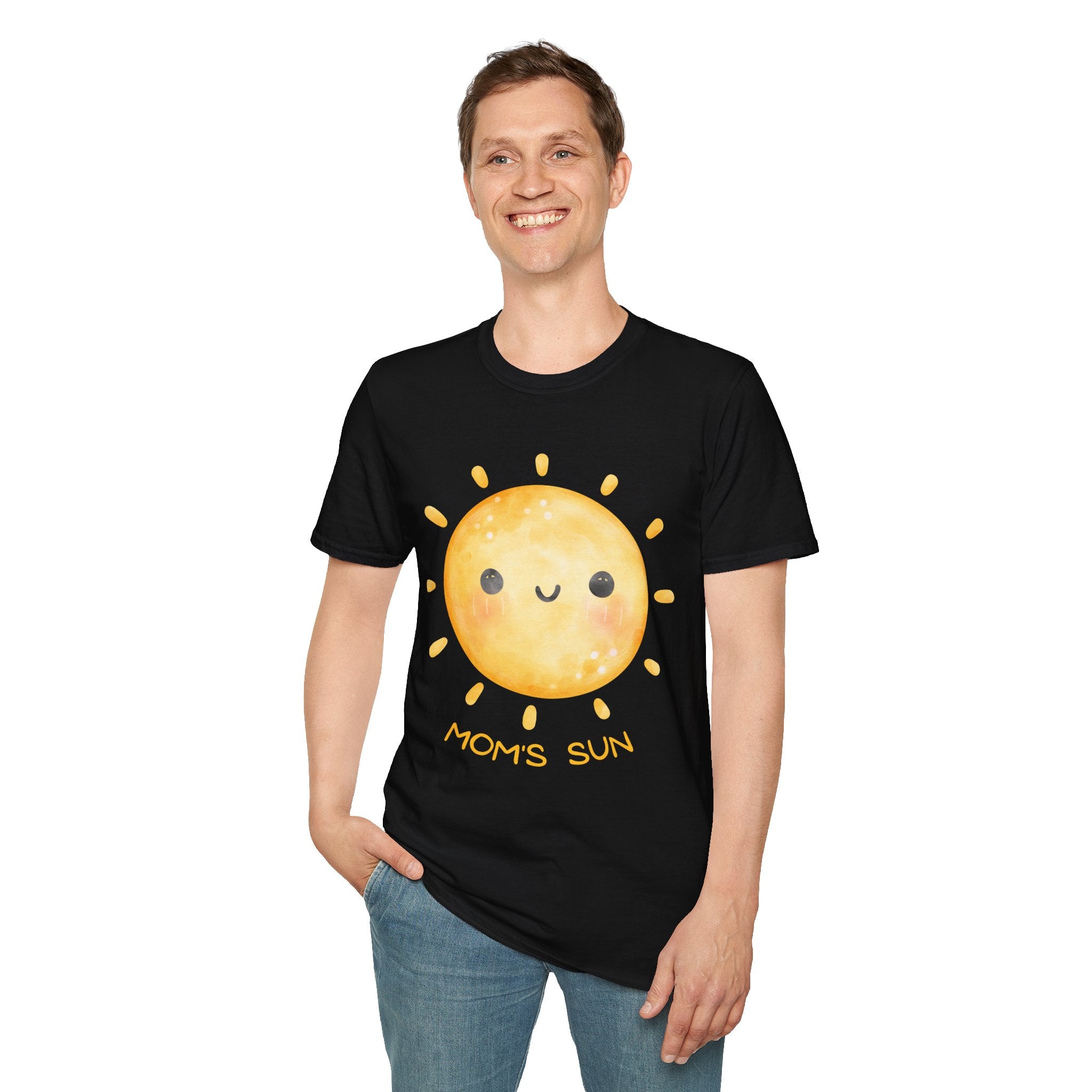 Cute 'Mom's Sun' Unisex Softstyle T-Shirt