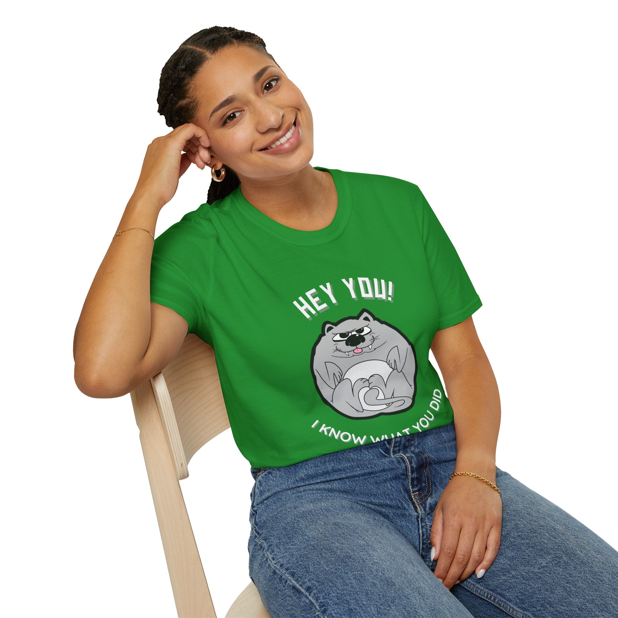 Funny Cat Graphic T-Shirt, Cute Pet Lover Gift