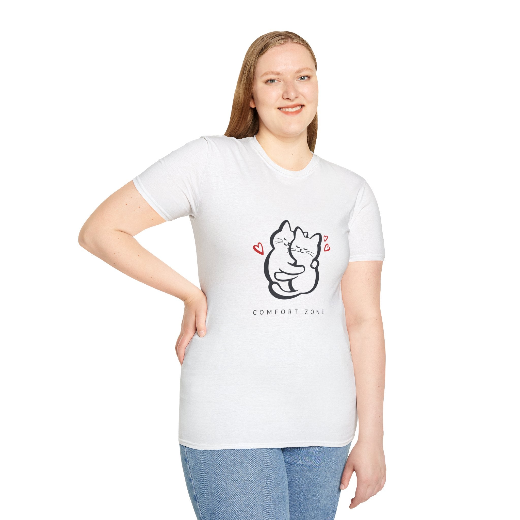 Cozy Cat Lovers T-Shirt, Comfortable Tee for Pet Owners