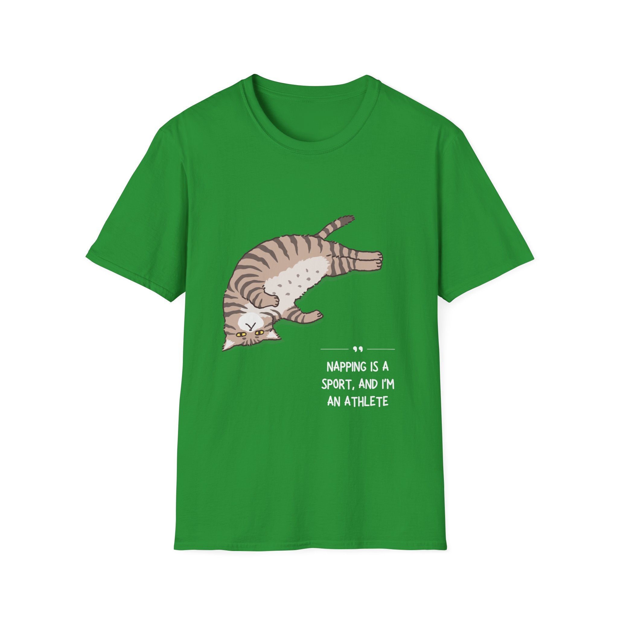 Cat Nap T-Shirt, Funny Cat Lover Gift, Unisex Tee