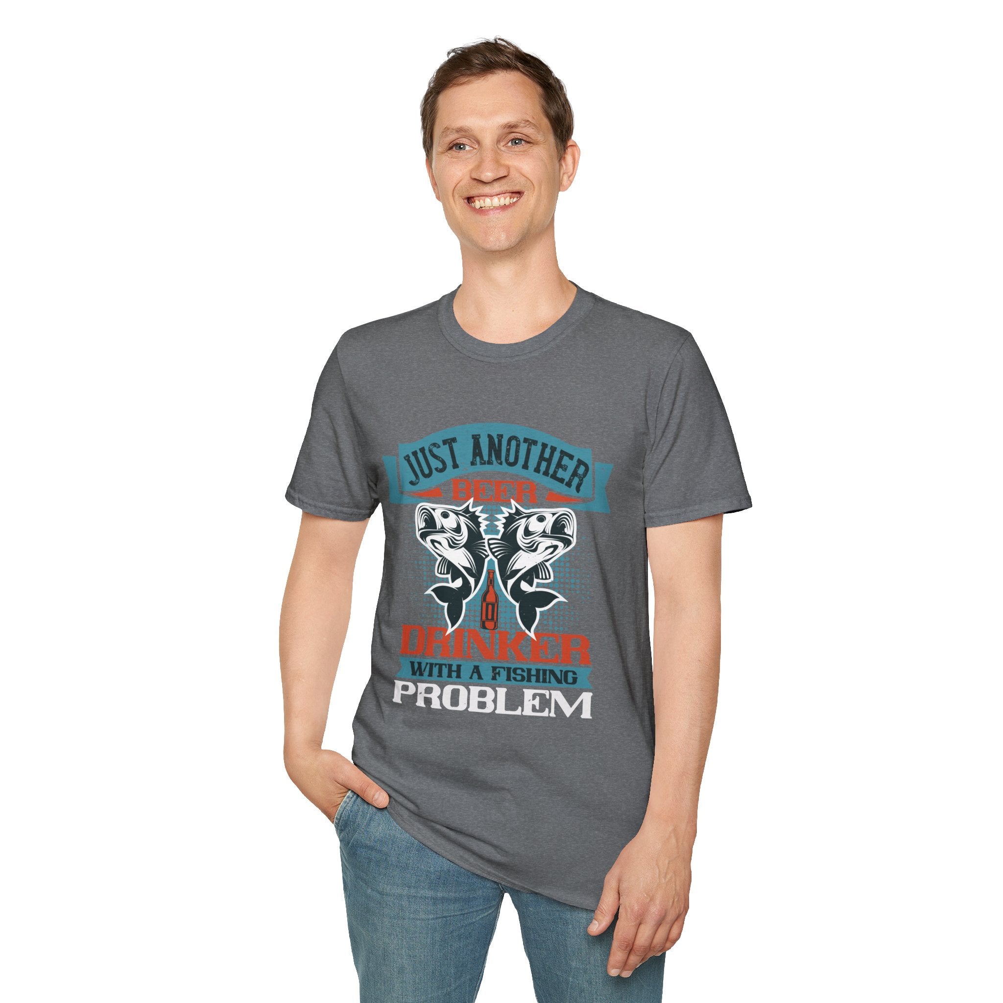 Just Another Beer Drinker Fishing T-Shirt, Unisex Graphic Tee