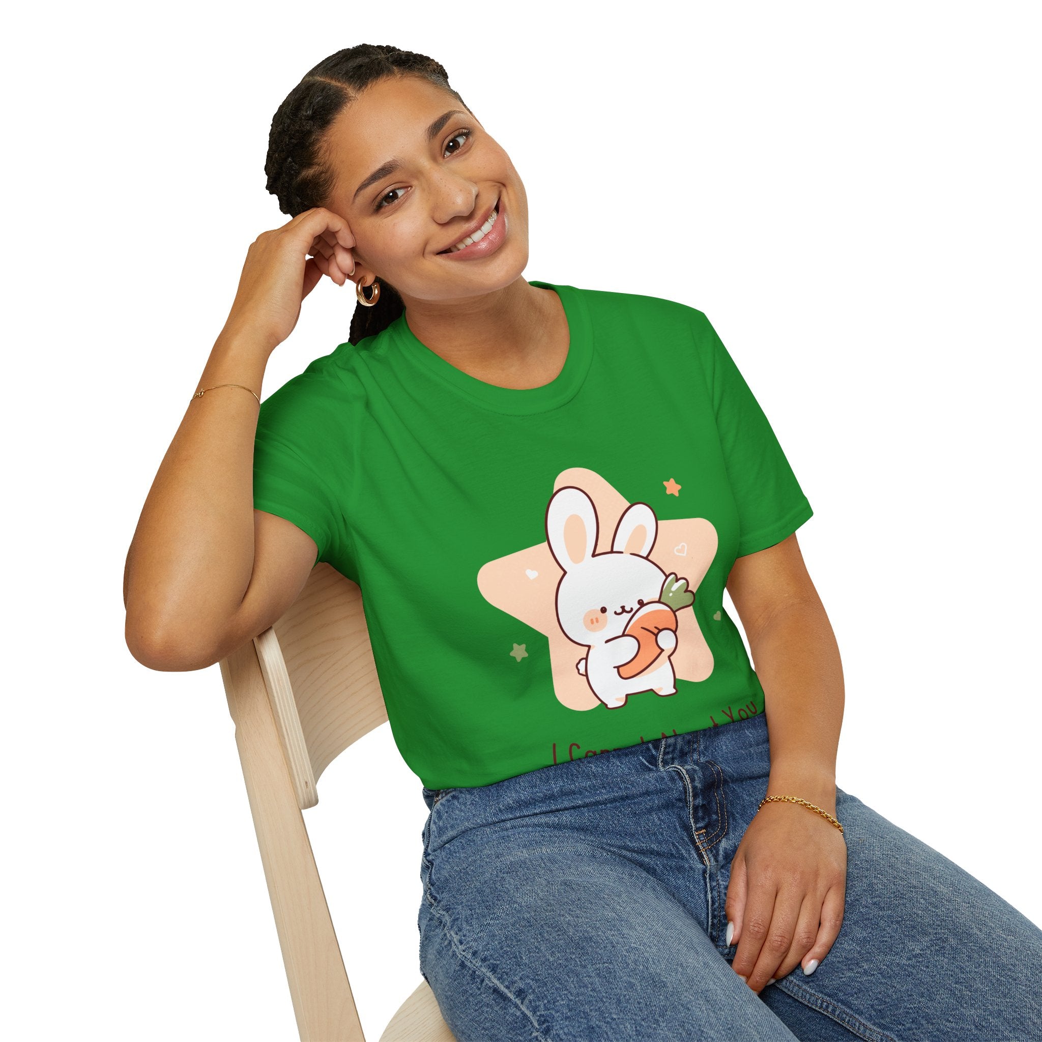 Cute Rabbit Graphic Tee, I Carrot About You Shirt