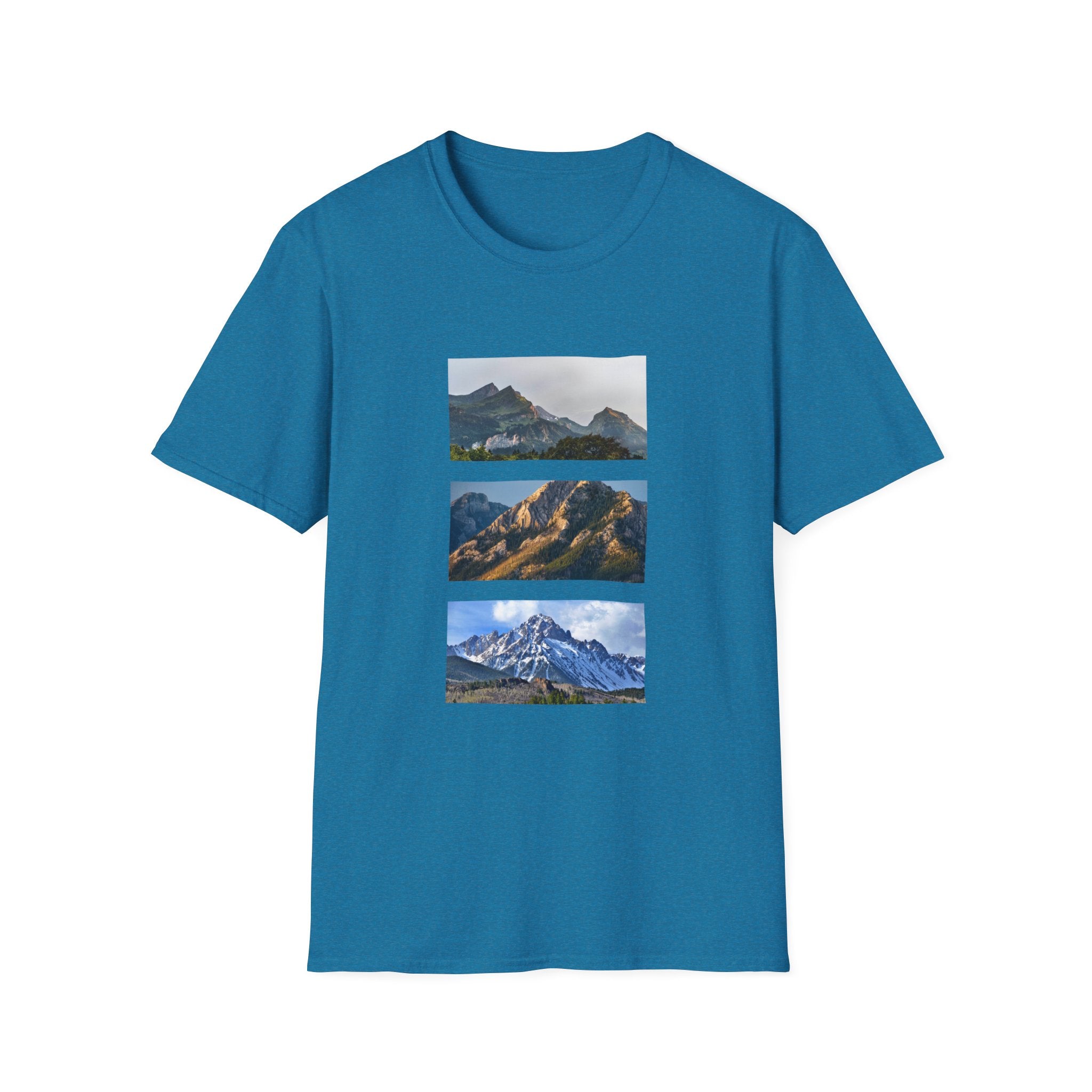 Mountain Photography Unisex Softstyle T-Shirt - Nature Lover Gift