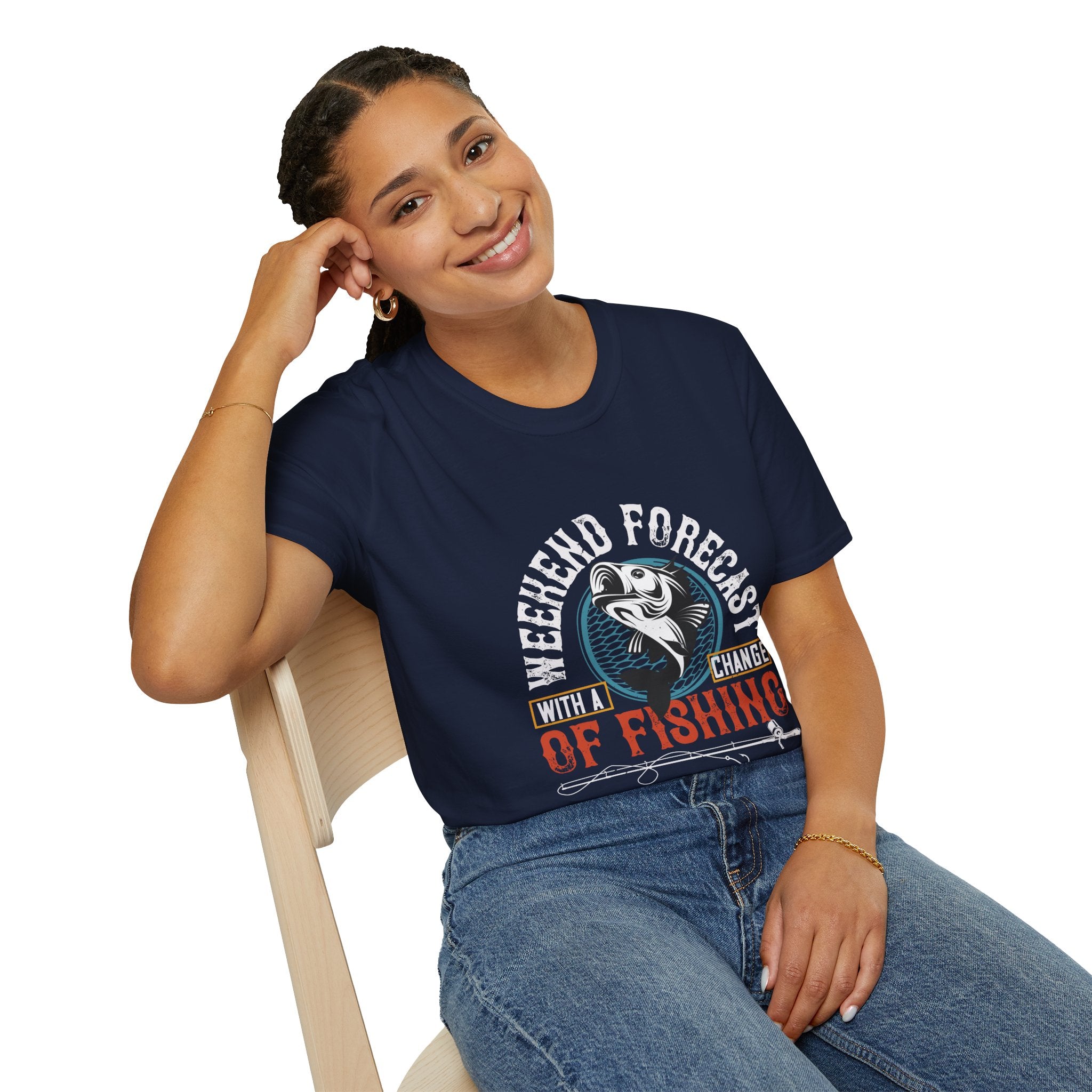 Weekend Fishing Forecast Unisex T-Shirt, Fishing Shirt