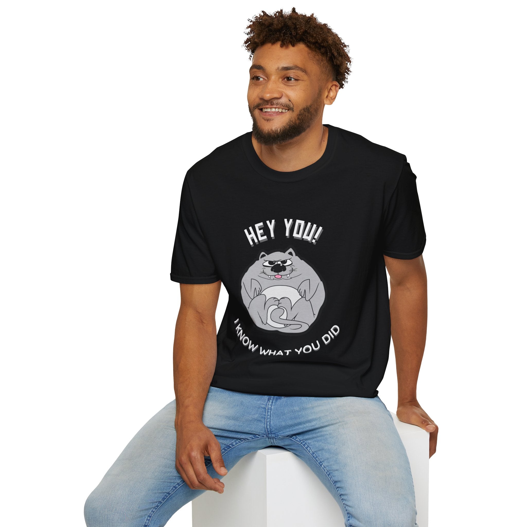 Funny Cat Graphic T-Shirt, Cute Pet Lover Gift