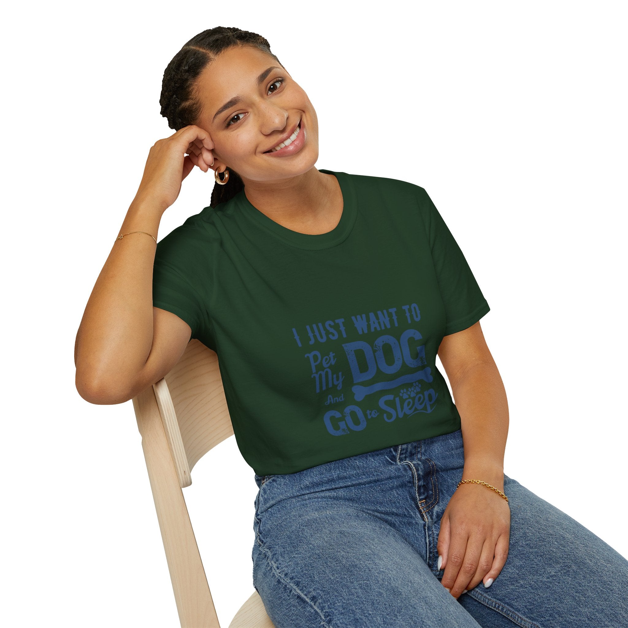 Funny Dog Lover Unisex T-Shirt, Pet Lover Gift, Cute Dog T-Shirt, Dog Mom, Dog Dad Apparel, Animal Lover Shirt