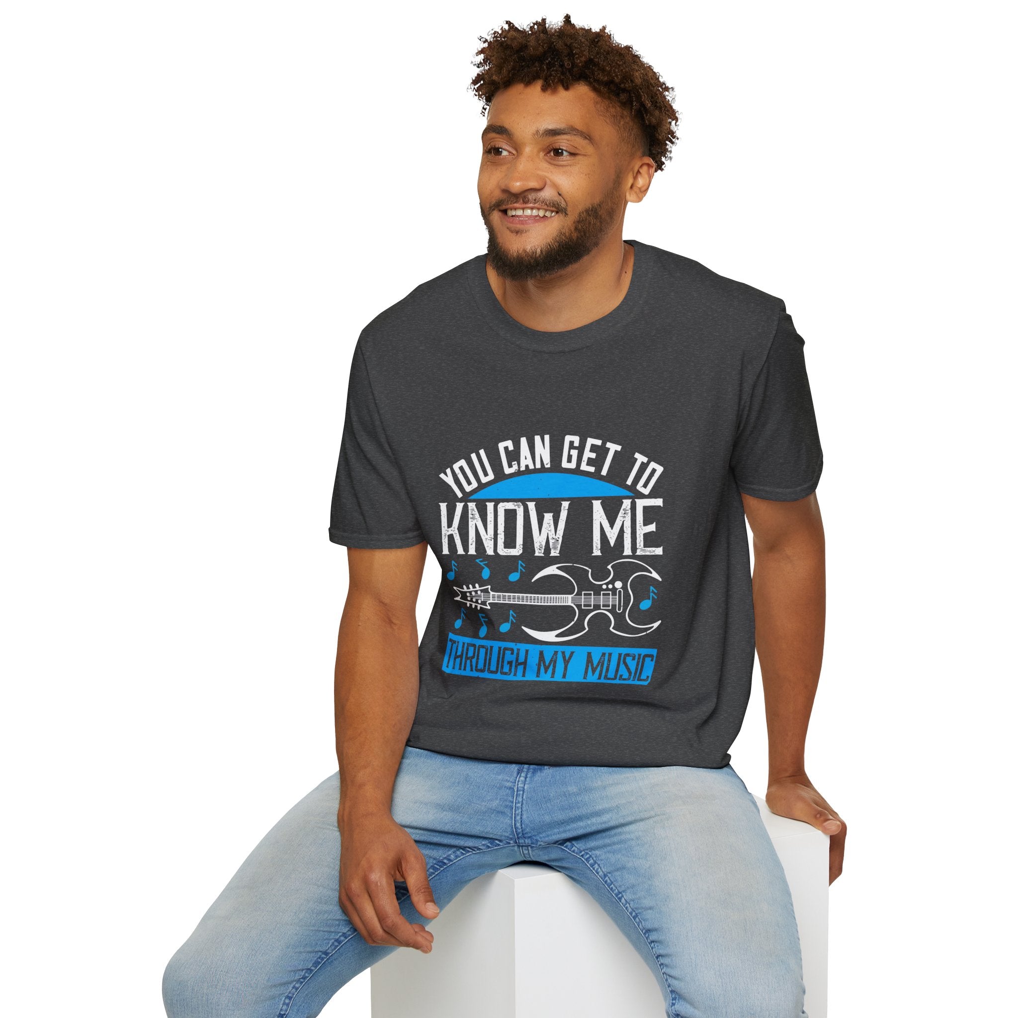 Unisex Music Quote T-Shirt, Softstyle Graphic Tee, Gift for Musicians