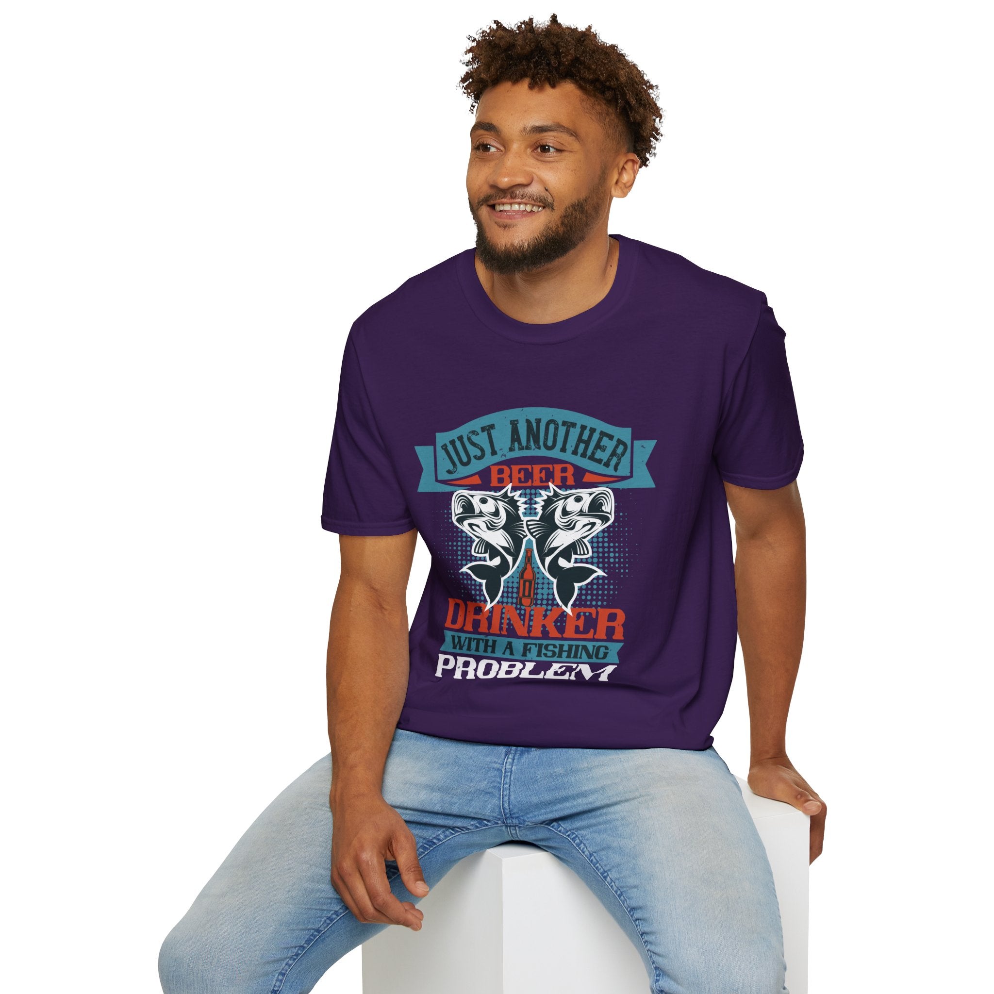 Just Another Beer Drinker Fishing T-Shirt, Unisex Graphic Tee