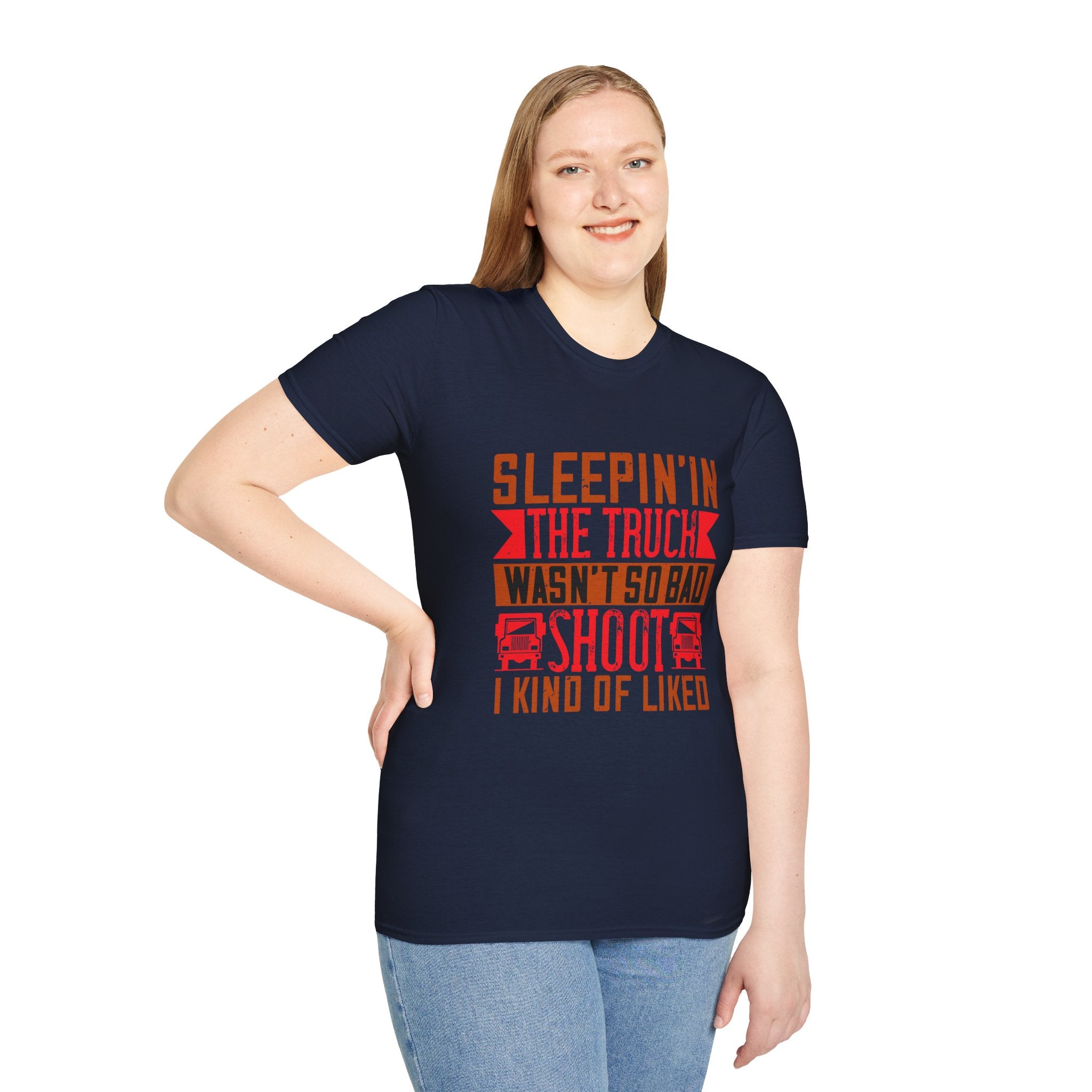 Sleepin' in the Truck Unisex T-Shirt, Casual Tee, Outdoor Adventure Shirt