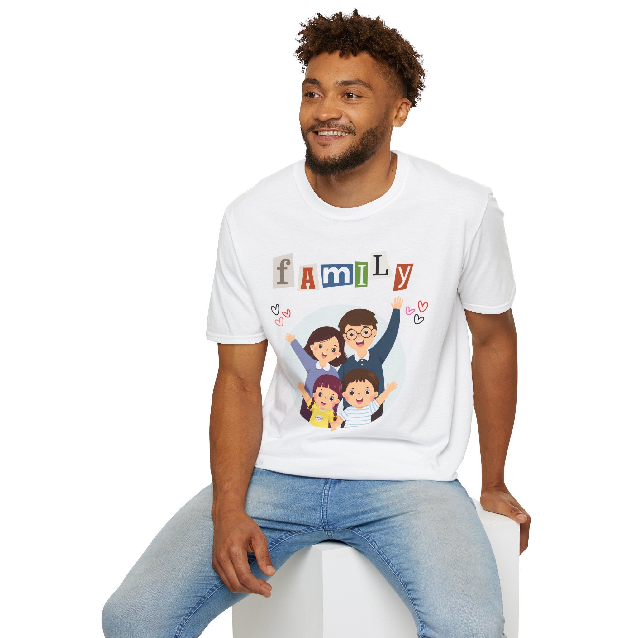 Family Love Unisex T-Shirt, Perfect Gift for Parents