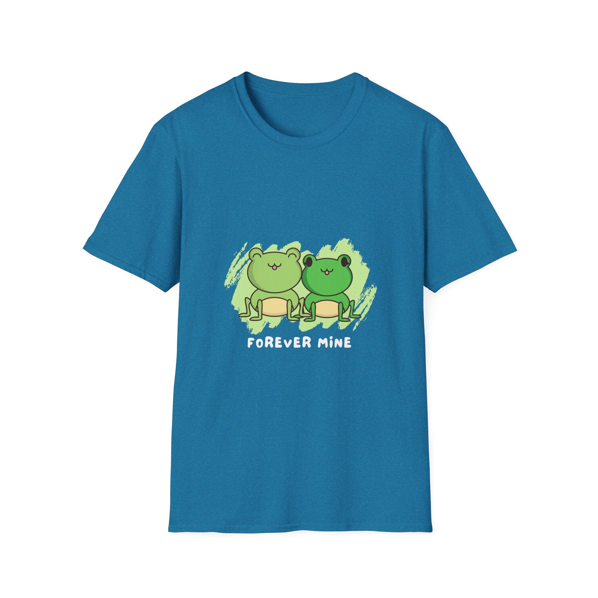 Forever Mine Couple T-Shirt, Cute Frog Lovers Gift, Unisex Softstyle Tee