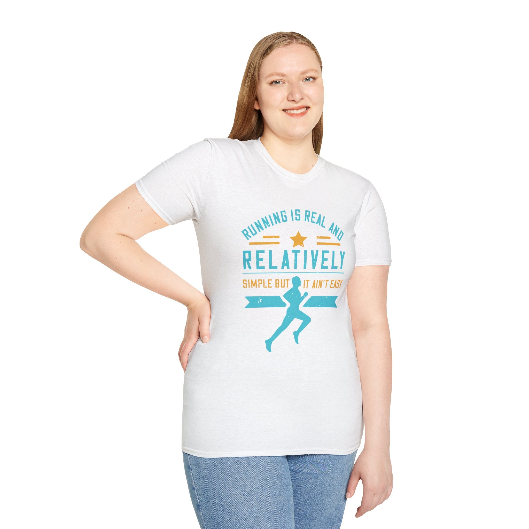 Motivational Running T-Shirt, Comfortable Workout Tee