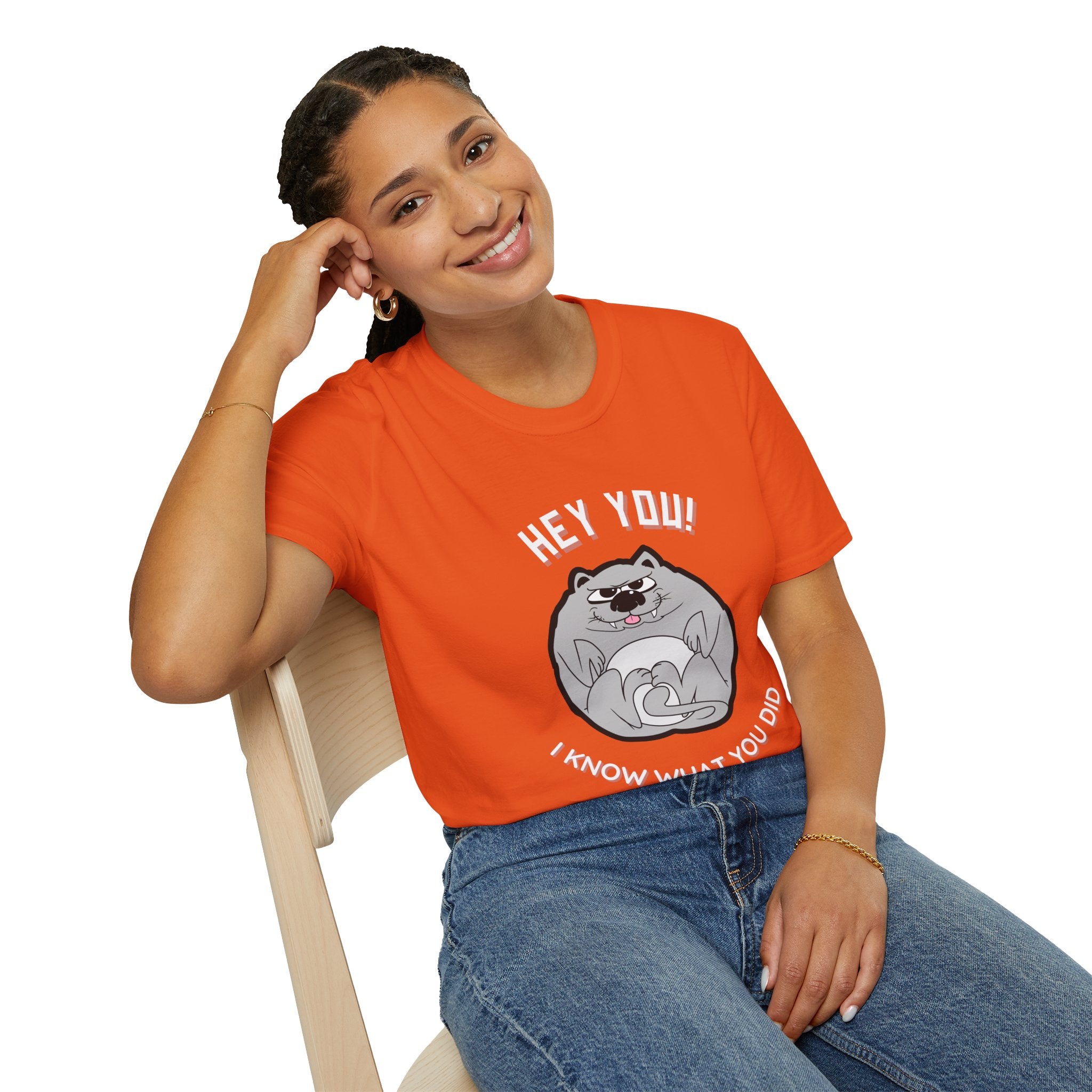 Funny Cat Graphic T-Shirt, Cute Pet Lover Gift