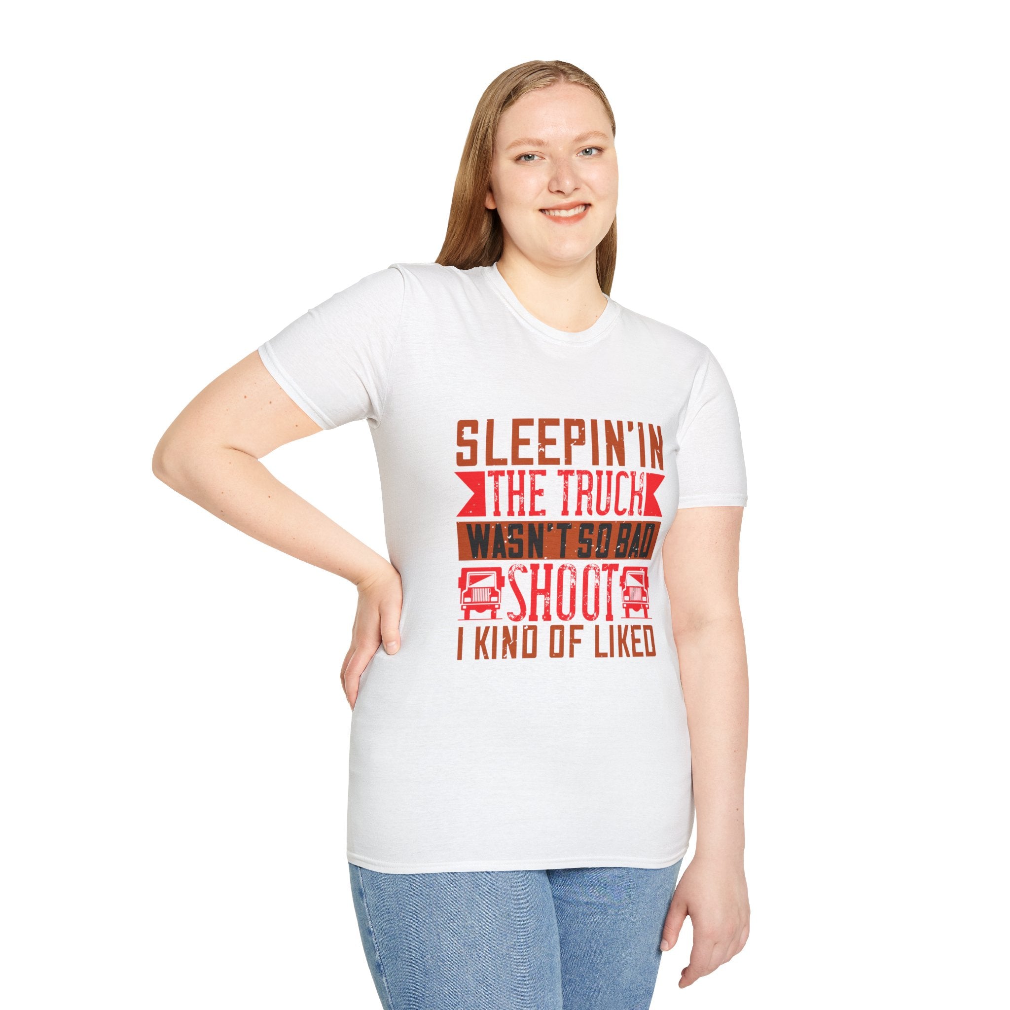 Sleepin' in the Truck Unisex T-Shirt, Casual Tee, Outdoor Adventure Shirt