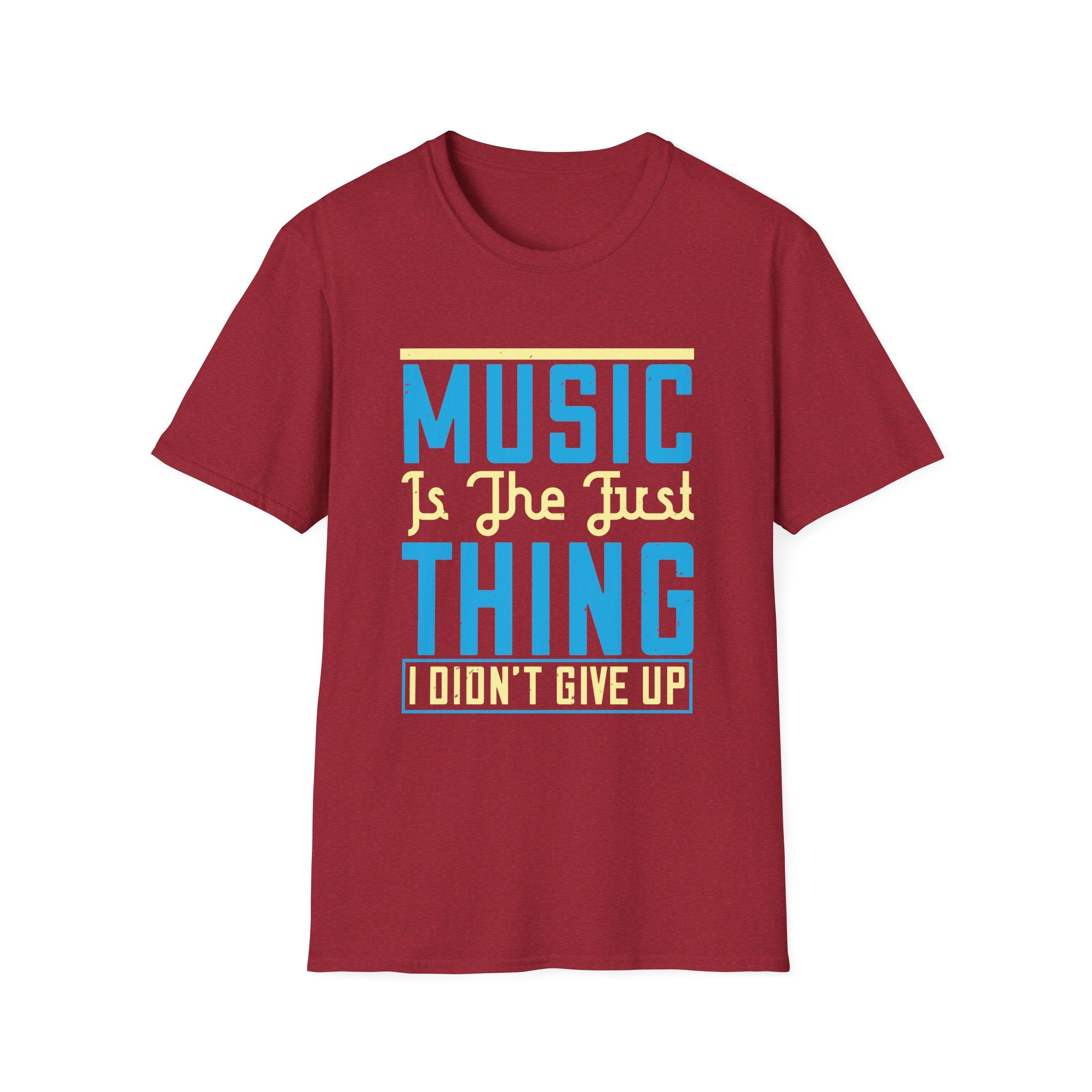 Music Motivational Unisex T-Shirt, Music Lover Gift, Inspirational Tee