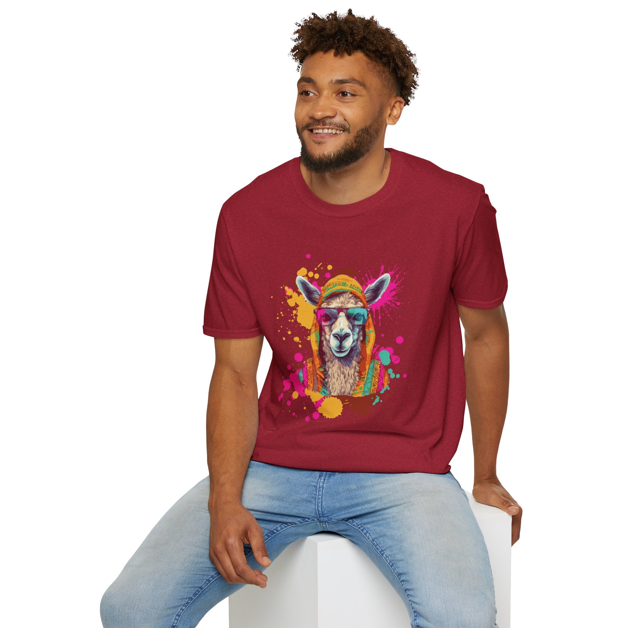 Colorful Llama T-Shirt - Fun Gift for Animal Lovers