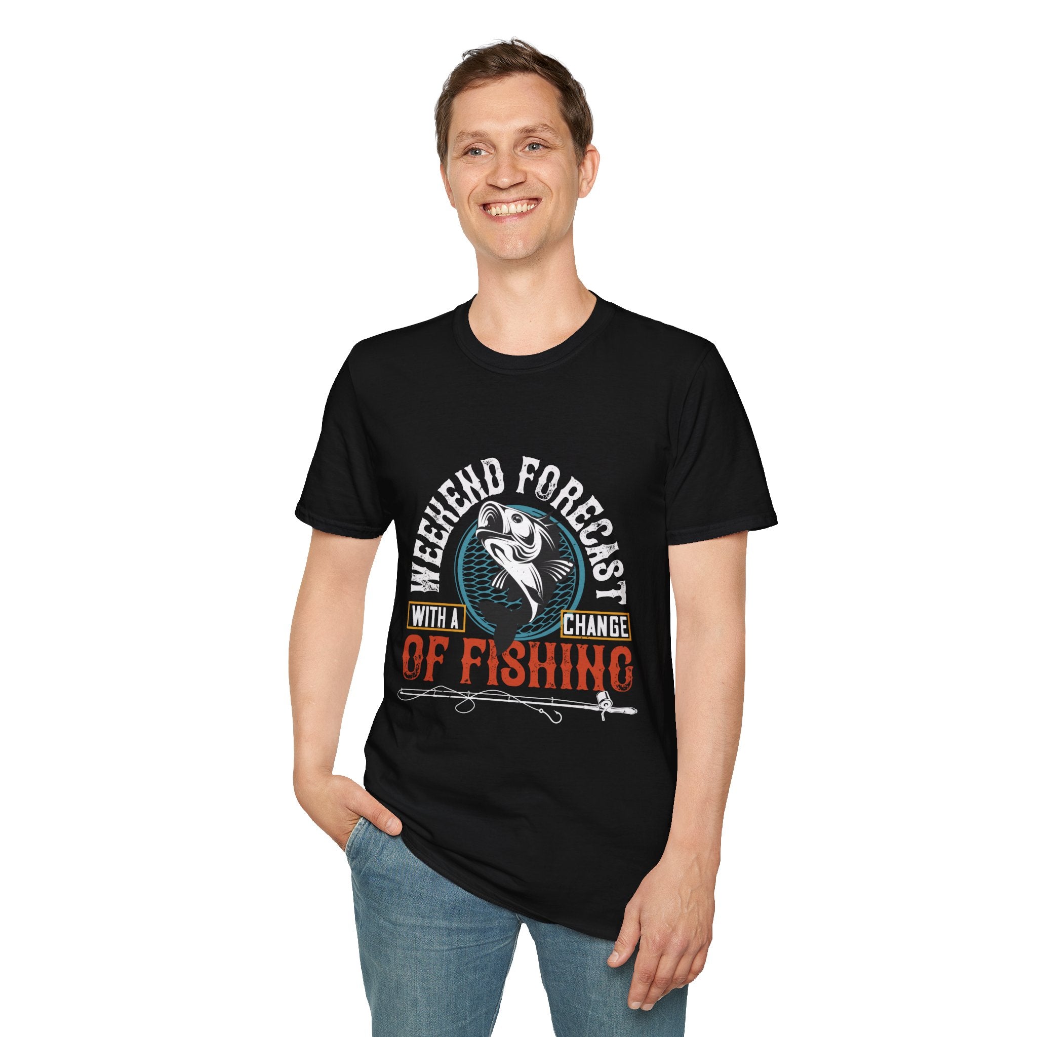 Weekend Fishing Forecast Unisex T-Shirt, Fishing Shirt