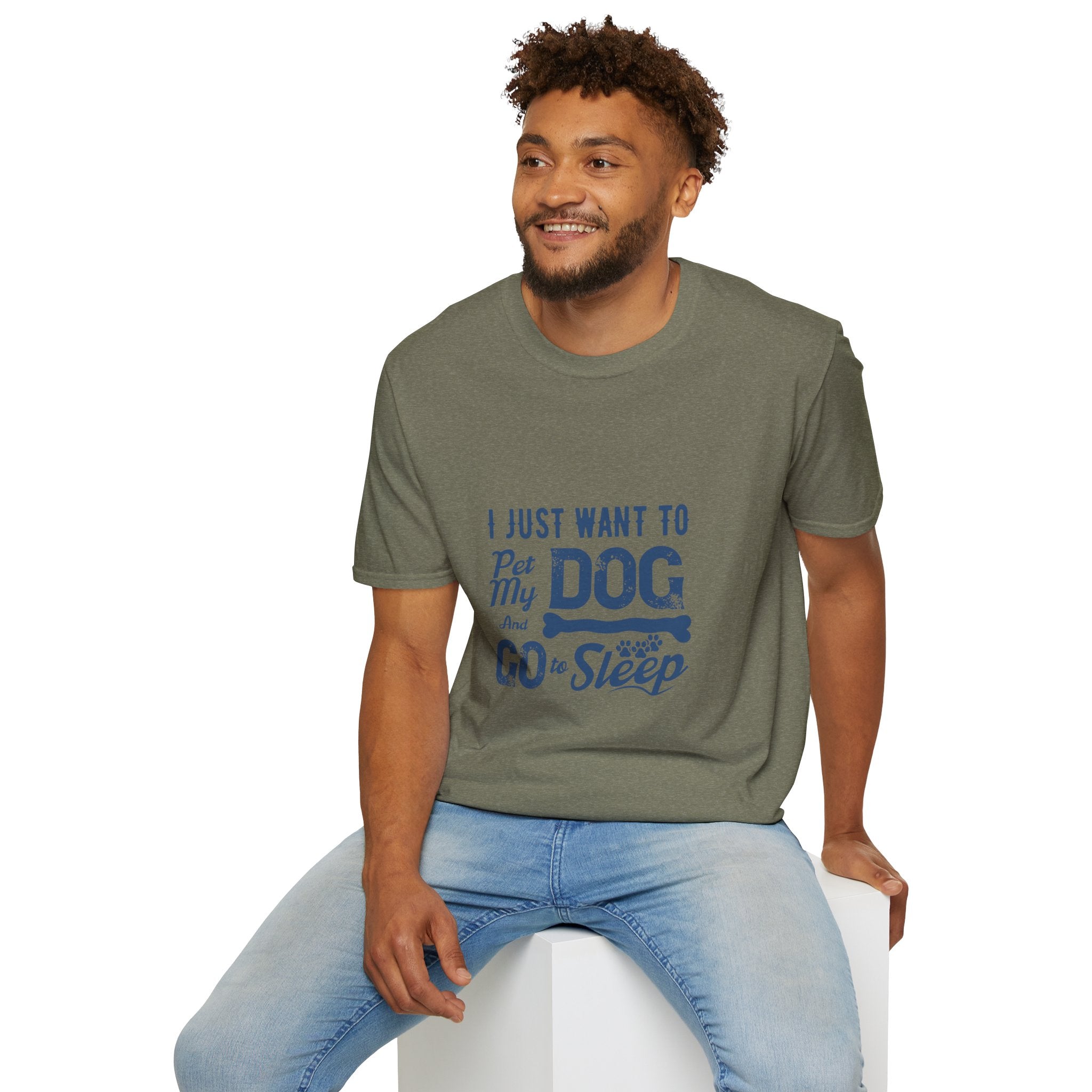 Funny Dog Lover Unisex T-Shirt, Pet Lover Gift, Cute Dog T-Shirt, Dog Mom, Dog Dad Apparel, Animal Lover Shirt