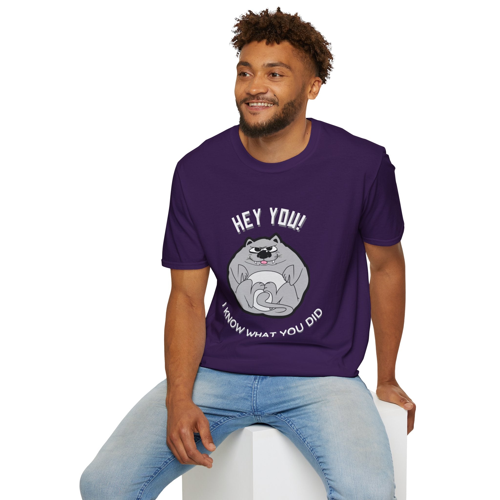 Funny Cat Graphic T-Shirt, Cute Pet Lover Gift