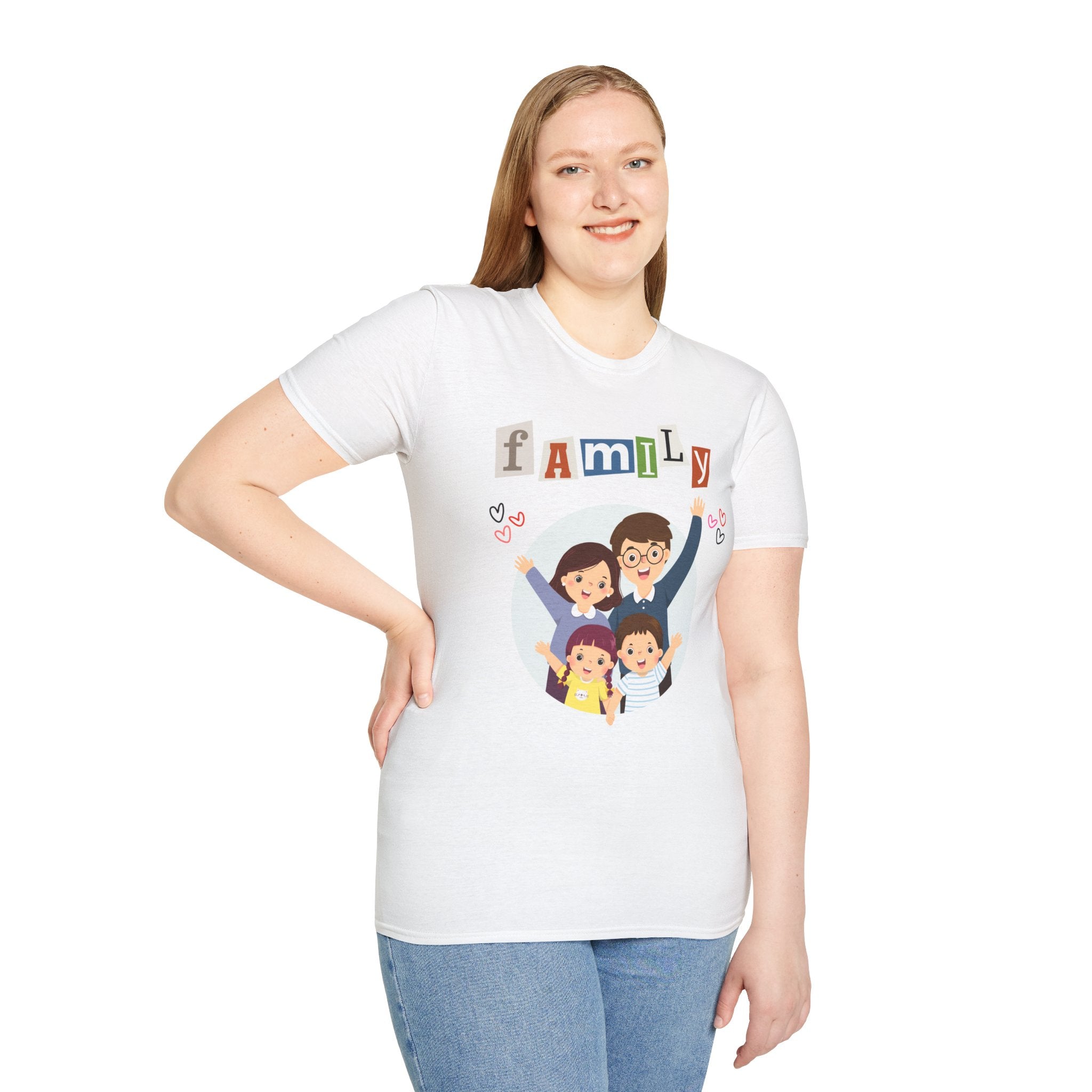 Family Love Unisex T-Shirt, Perfect Gift for Parents