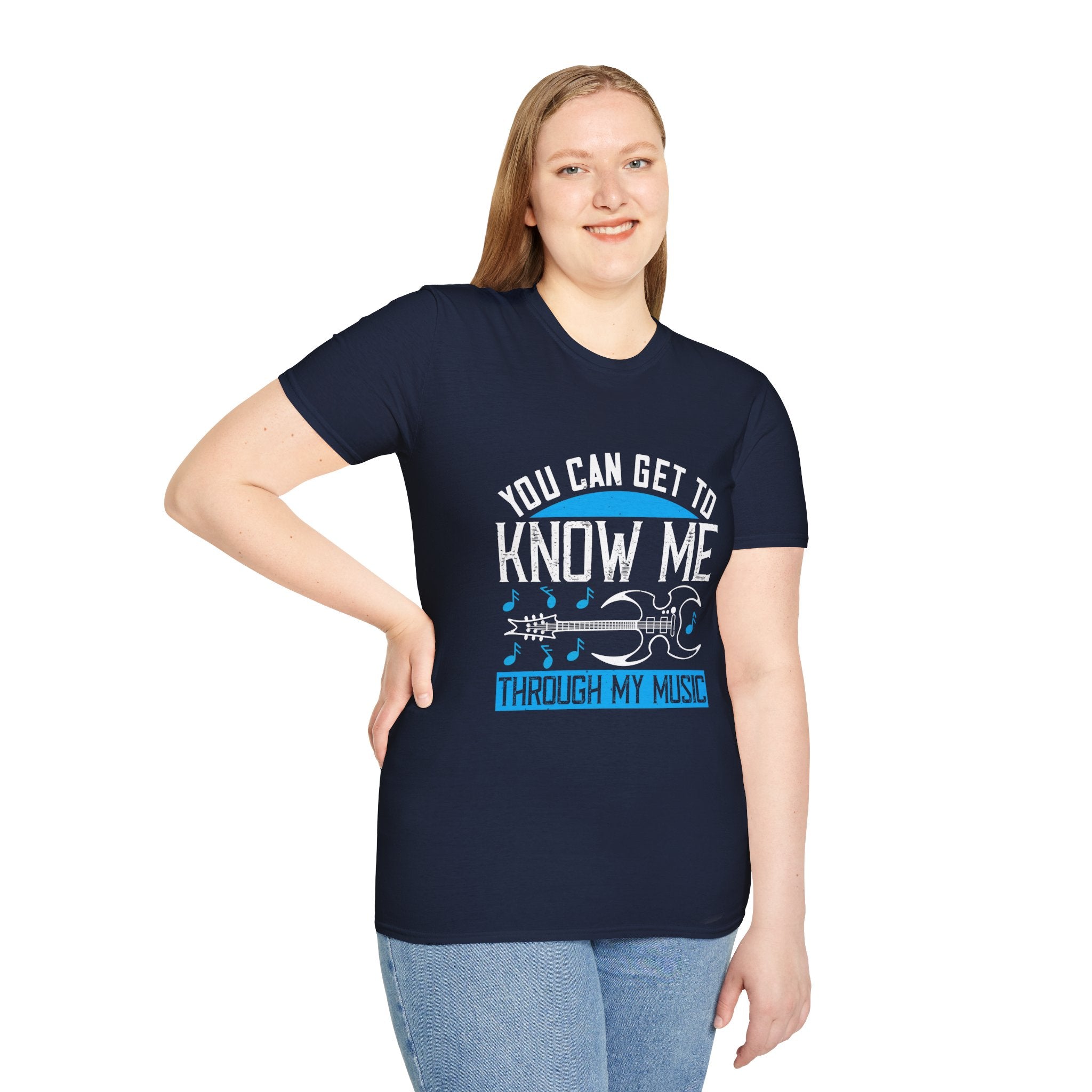 Unisex Music Quote T-Shirt, Softstyle Graphic Tee, Gift for Musicians
