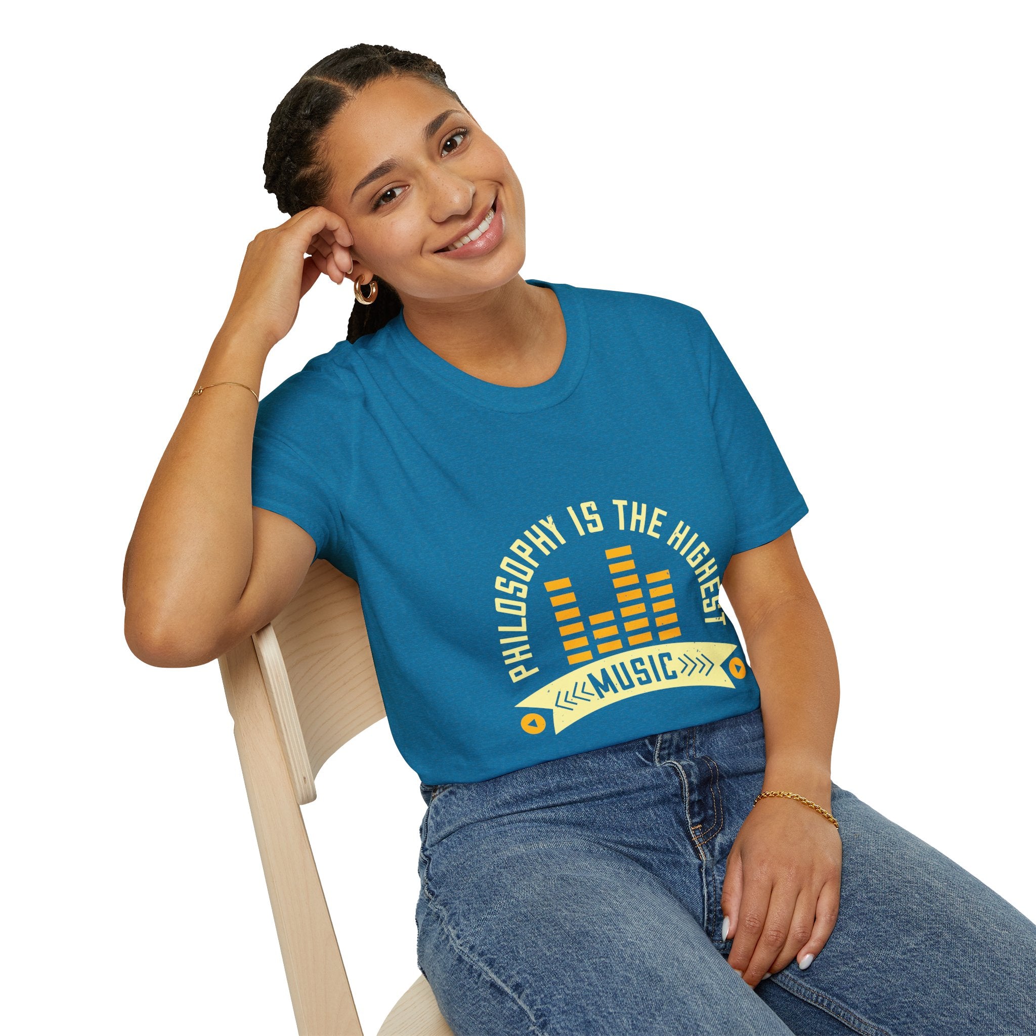 Musical Philosophy T-Shirt - Unisex Softstyle Tee, Gift for Music Lovers