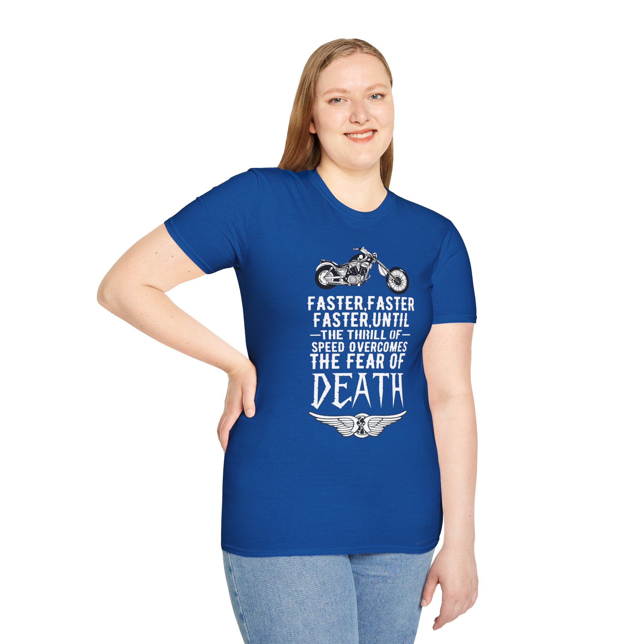 Motorcycle Enthusiast Unisex T-Shirt - Fearless Biker Tee, Gift for Riders, Road Trip Apparel, Freedom Shirt, Adventure Clothing