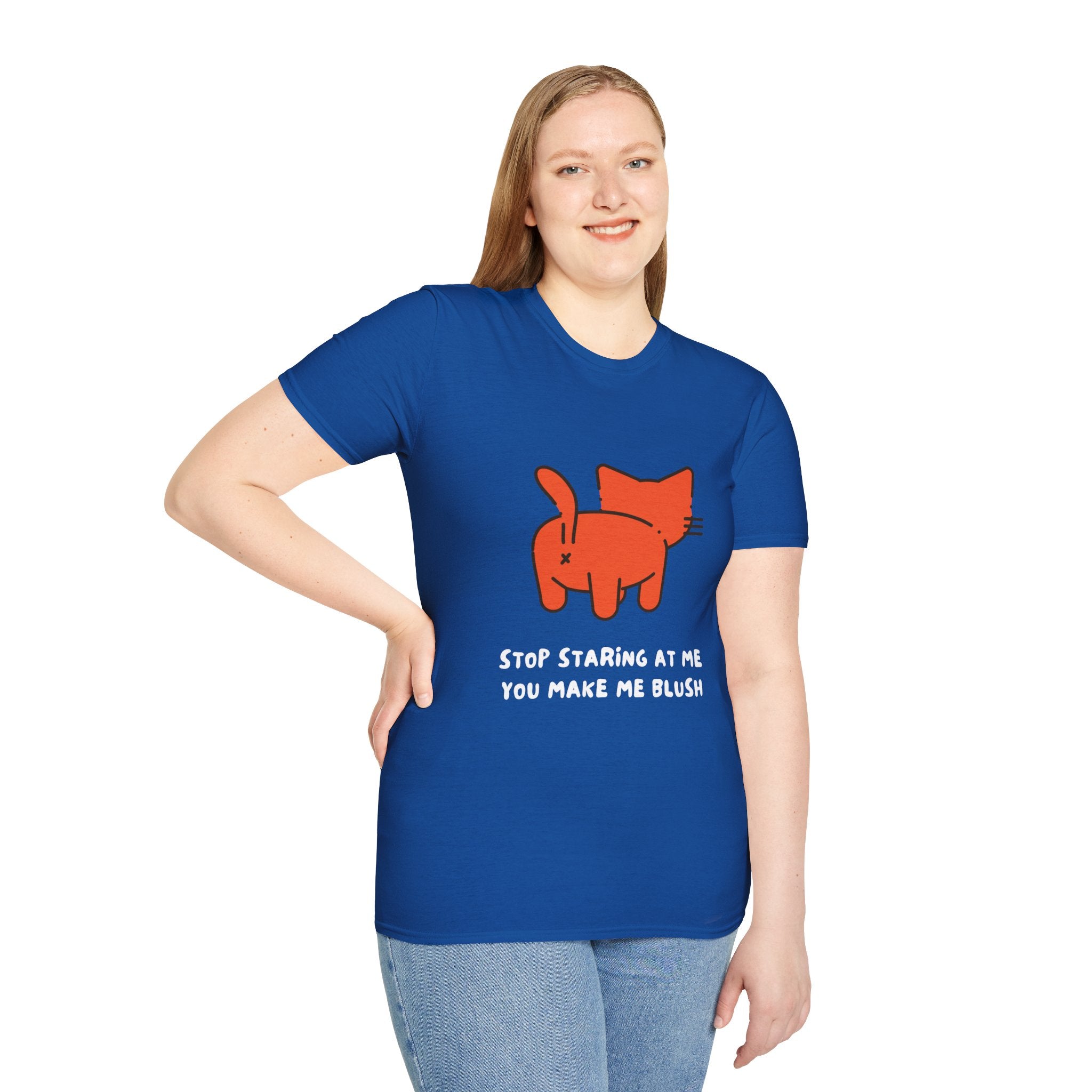 Adorable Cat Graphic Tee, Funny Cat Shirt, Gift for Cat Lovers