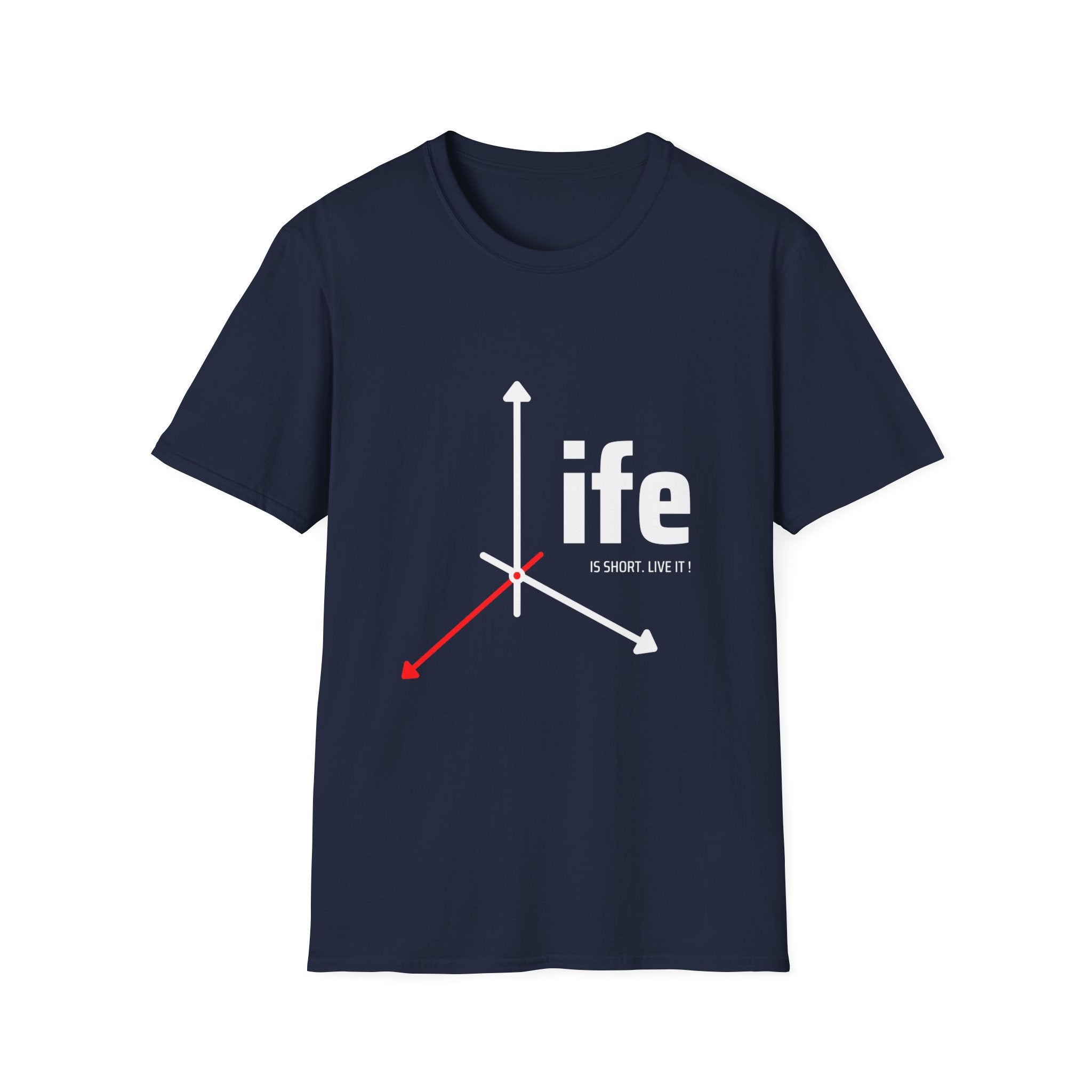 Life Direction Unisex T-Shirt, Motivational Tee, Casual Wear, Gift for Friends, Inspirational Life quote, Everyday Style