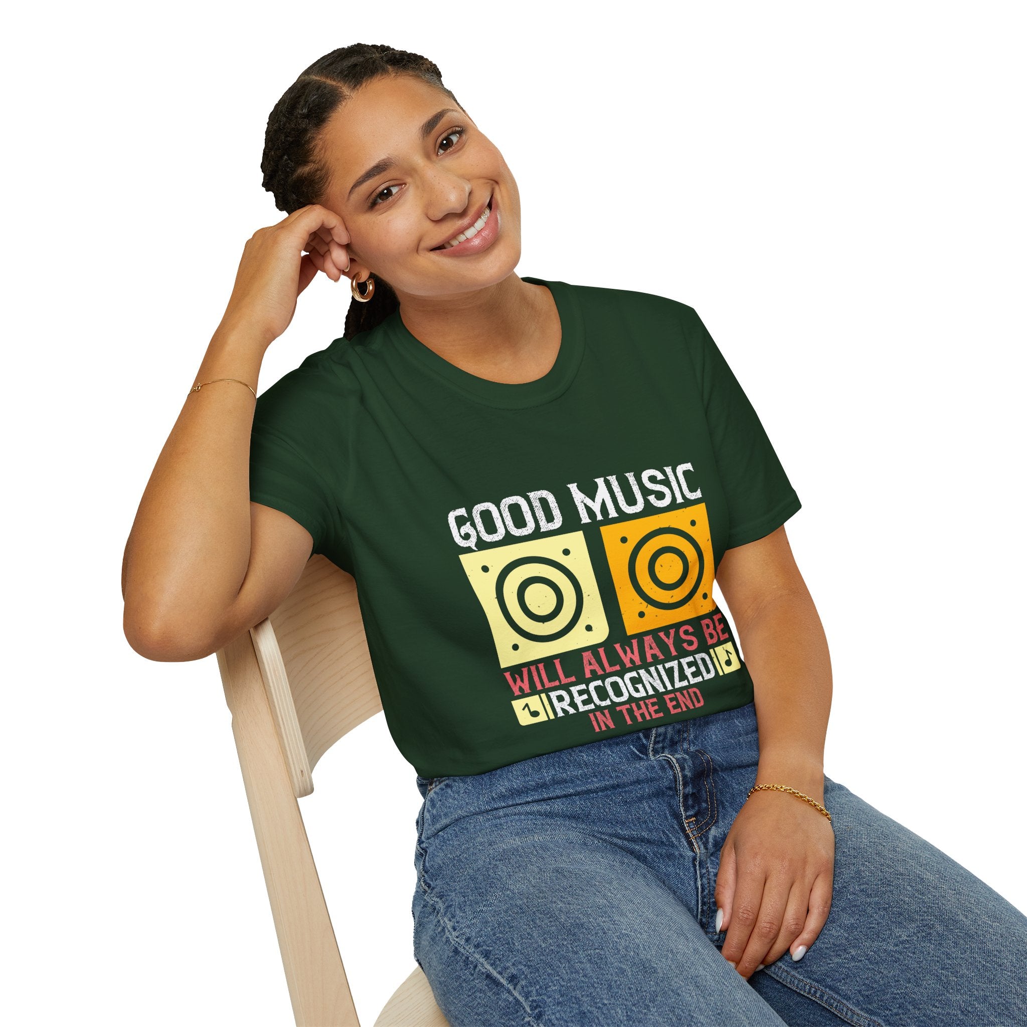 Good Music Unisex Softstyle T-Shirt | Retro Music Lover Tee