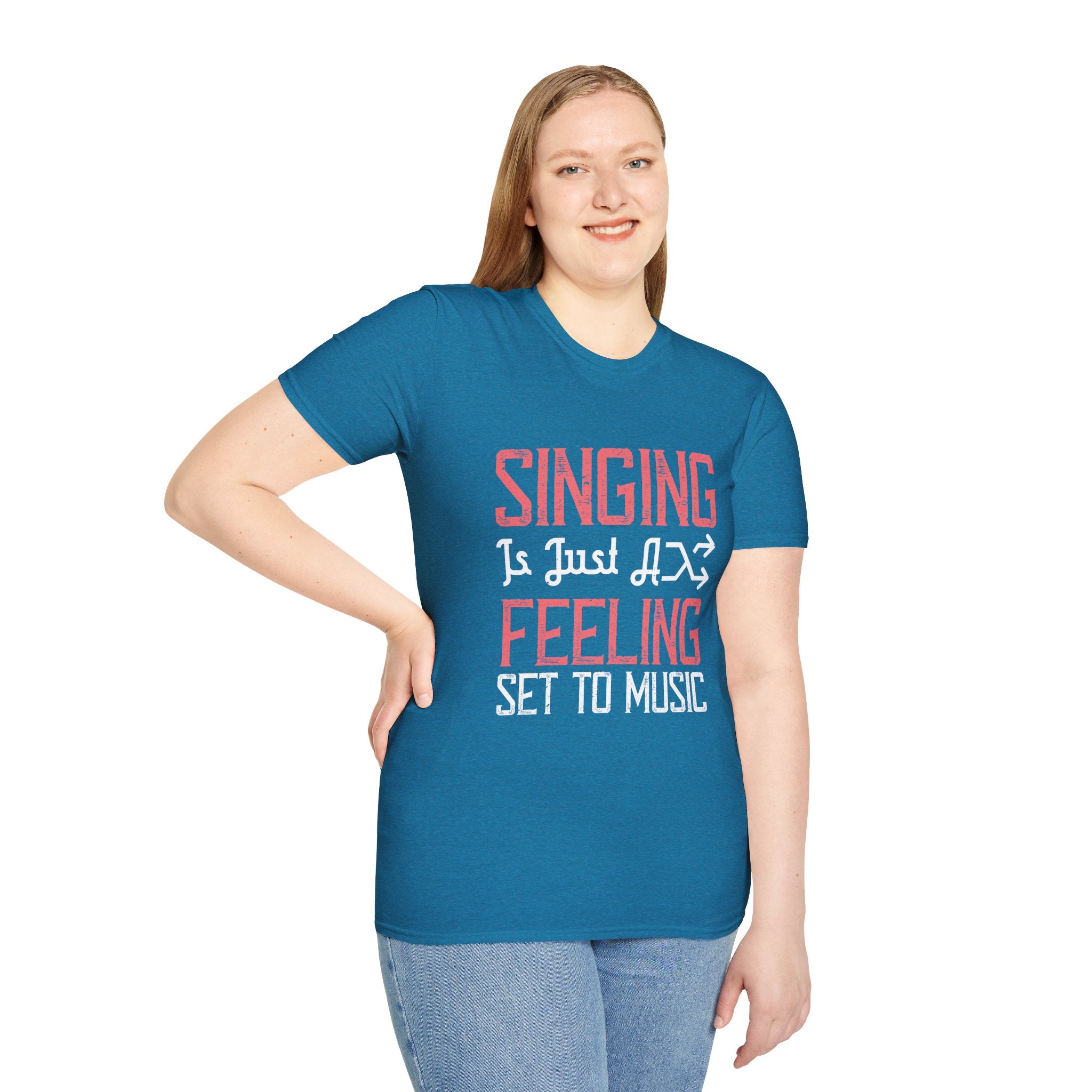 Singing Quote T-Shirt, Unisex Music Lover Tee, Gift for Singers